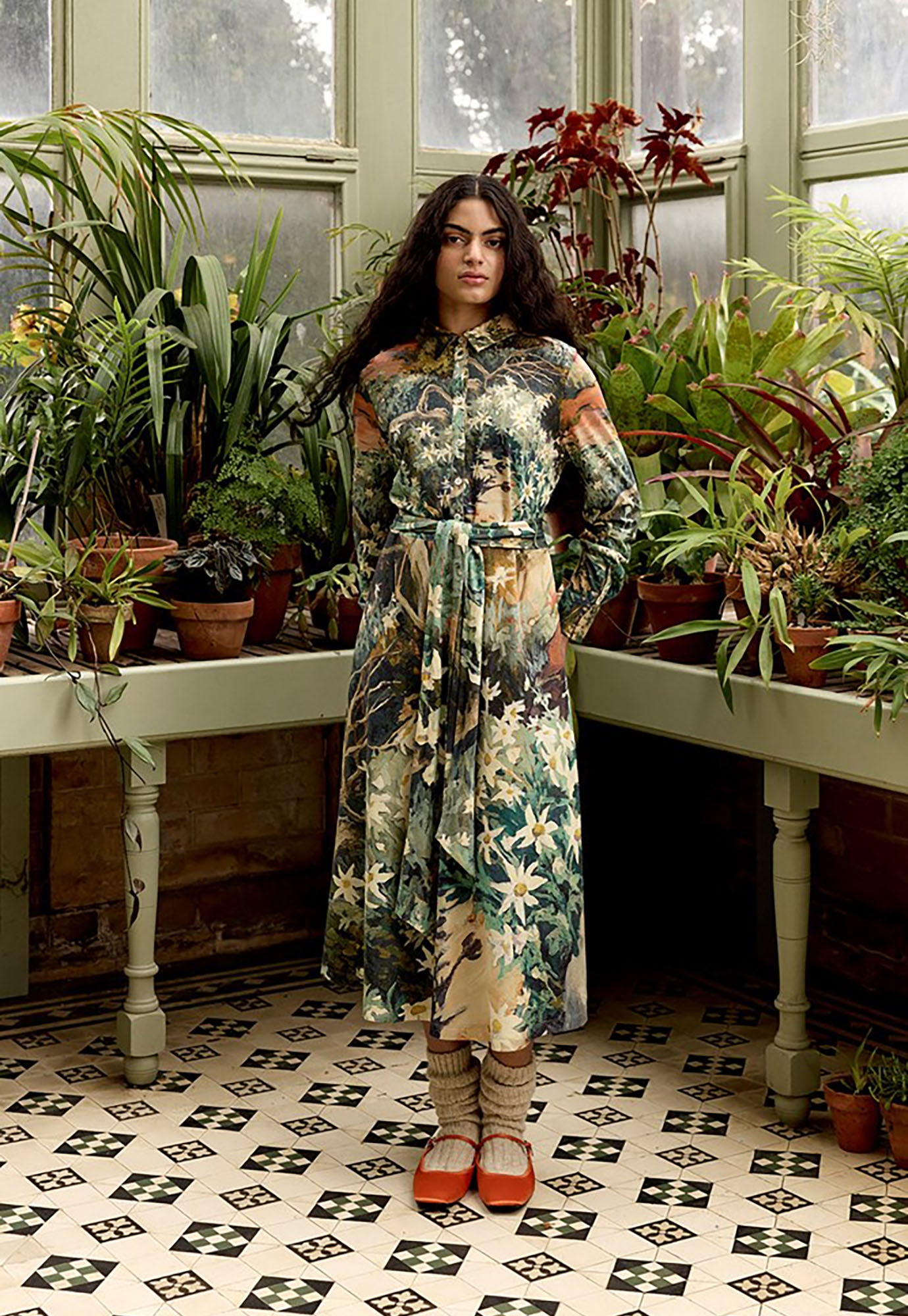 nancybird - mera shirt dress - flannel flower