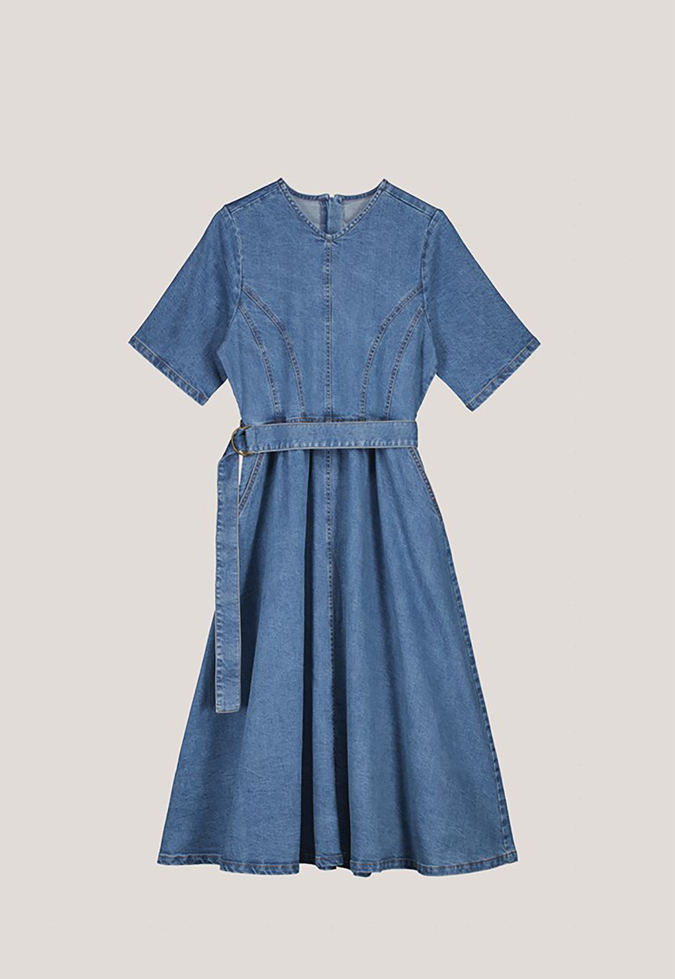 nancybird - mona dress - denim