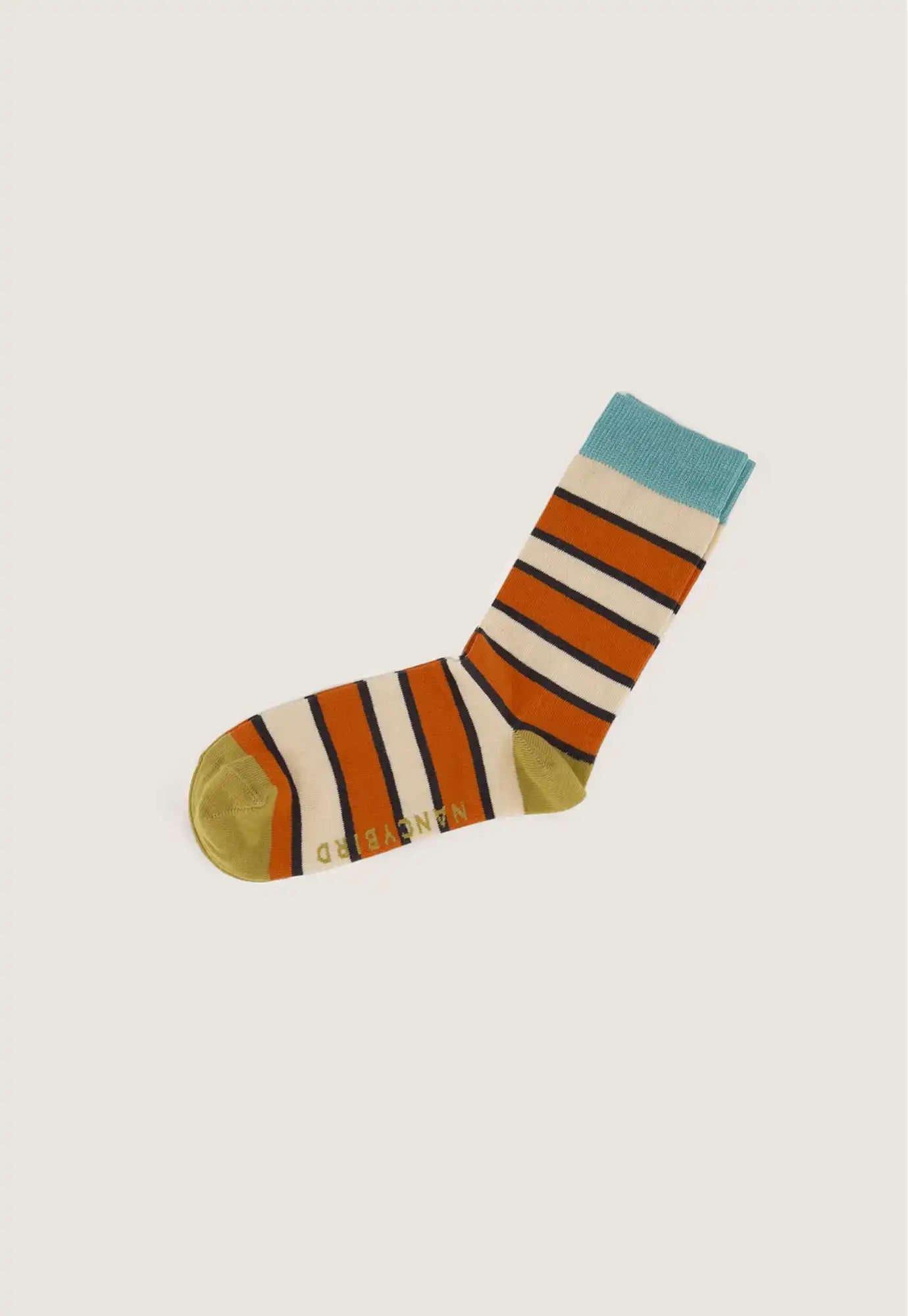 nancybird - socks - afternoon stripe