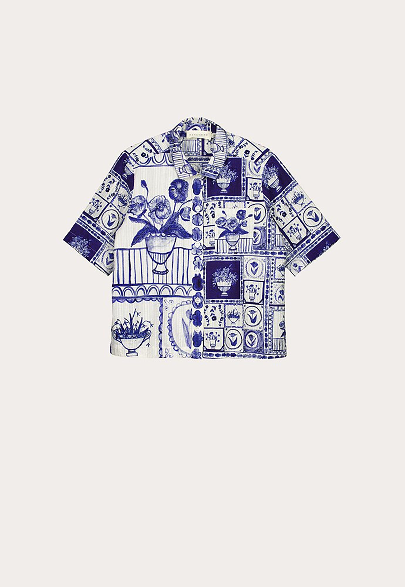 nancybird - summer shirt - lyon tile