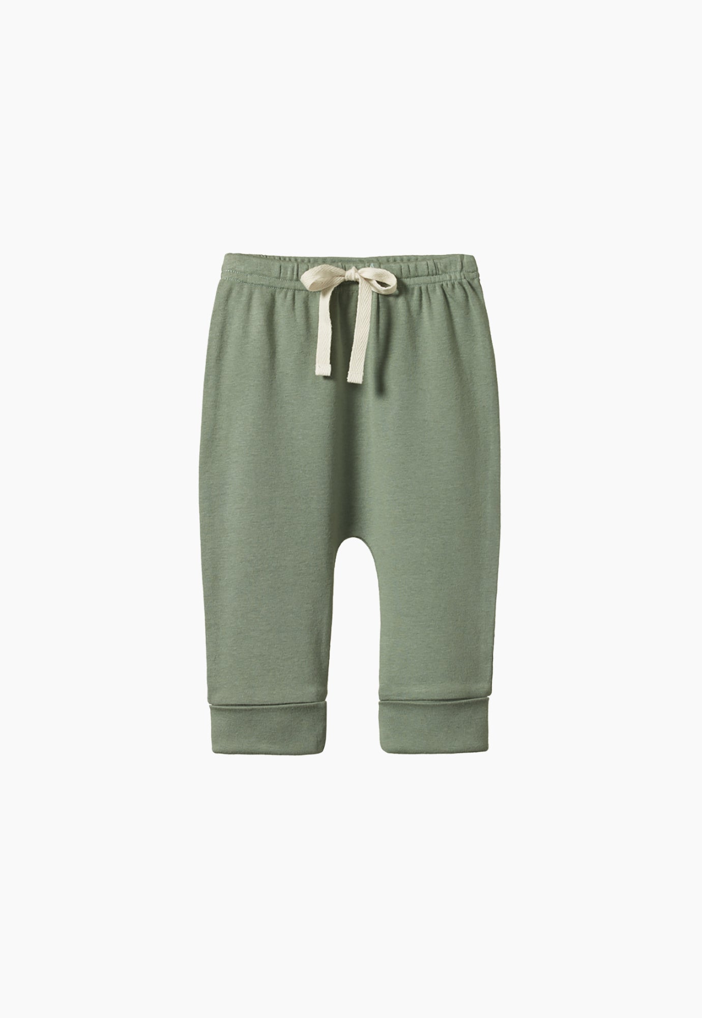nature baby - drawstring pants - nettle