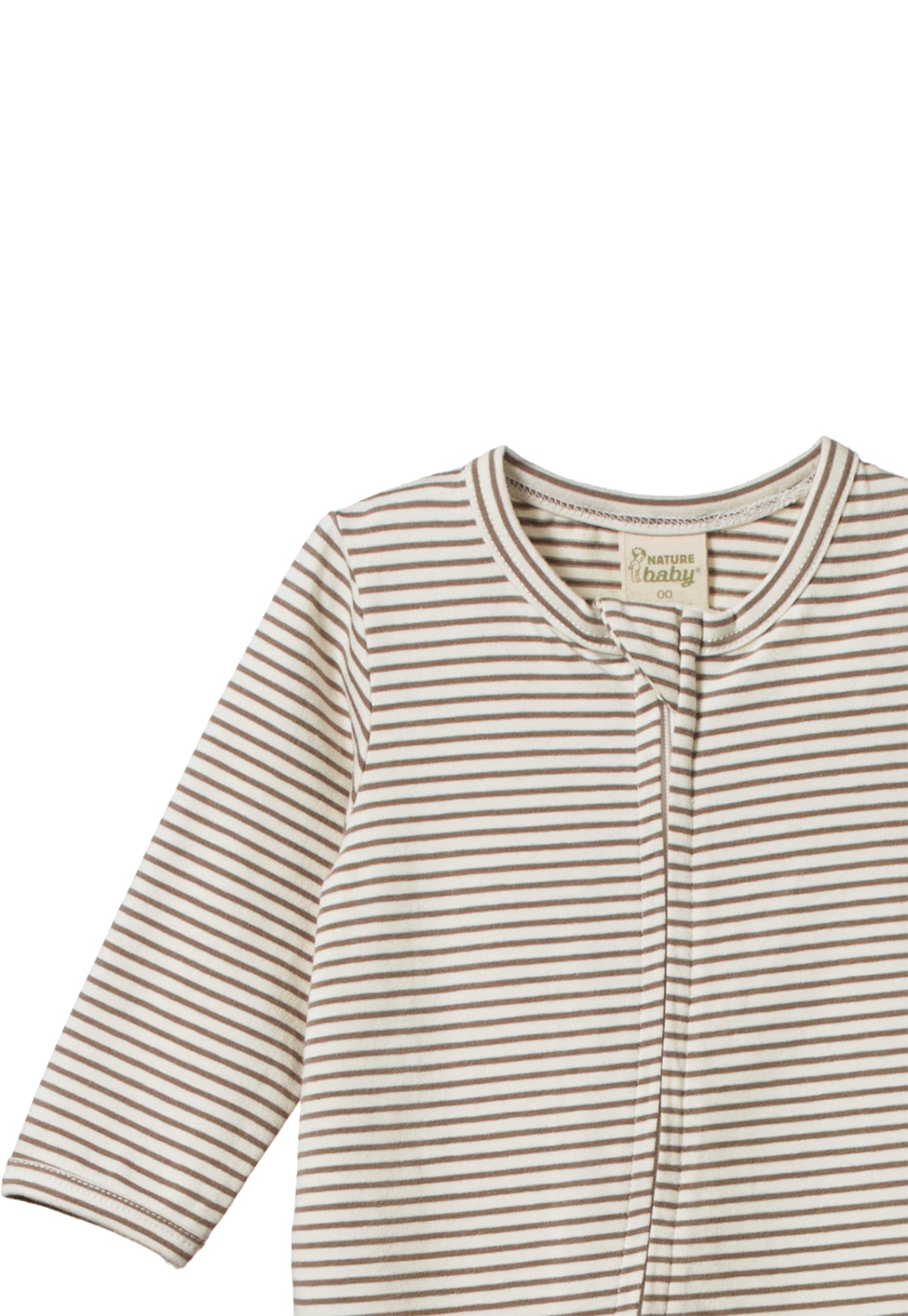 nature baby - dreamlands suit - mushroom pinstripe