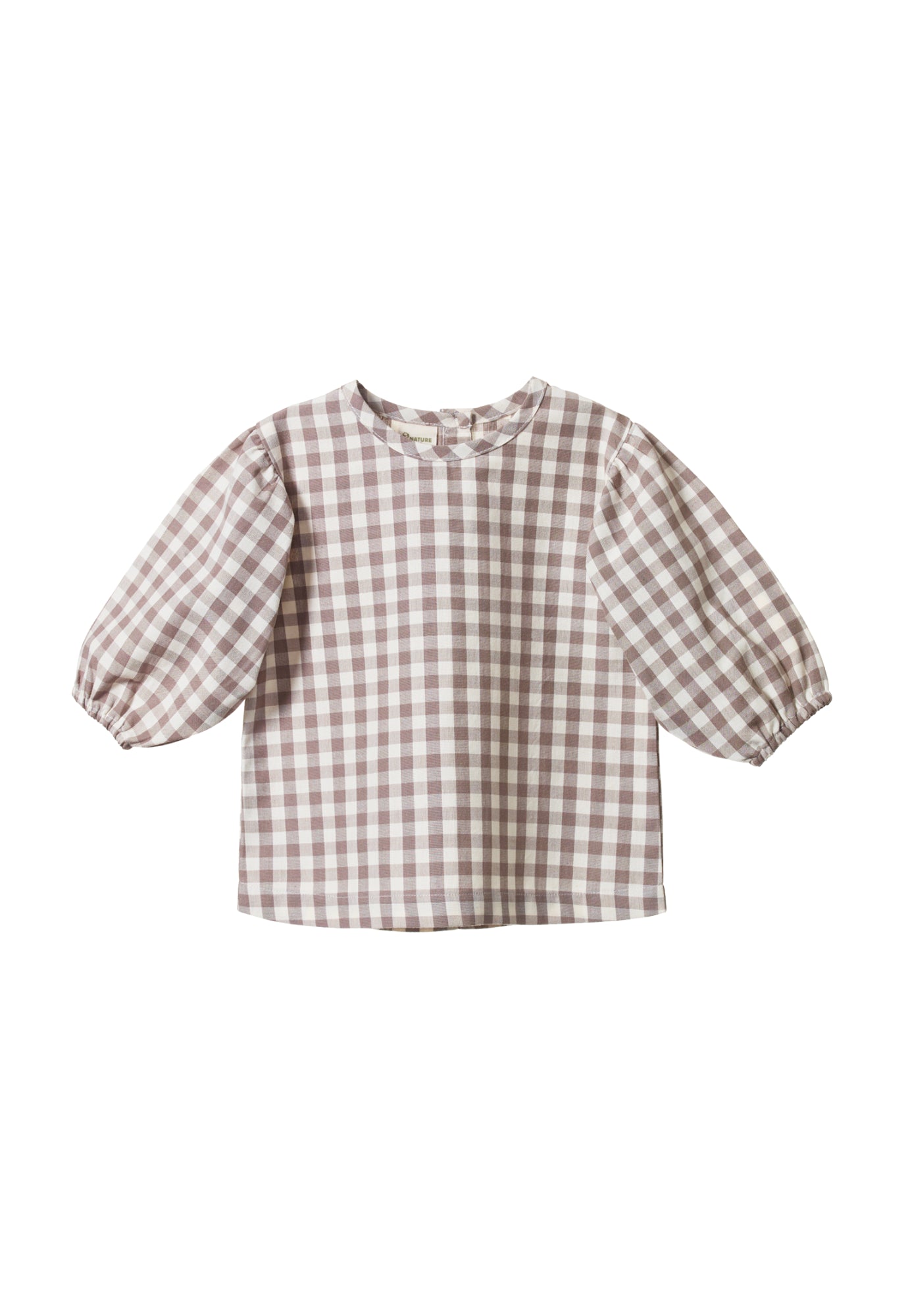 nature baby - elodie blouse - cub check