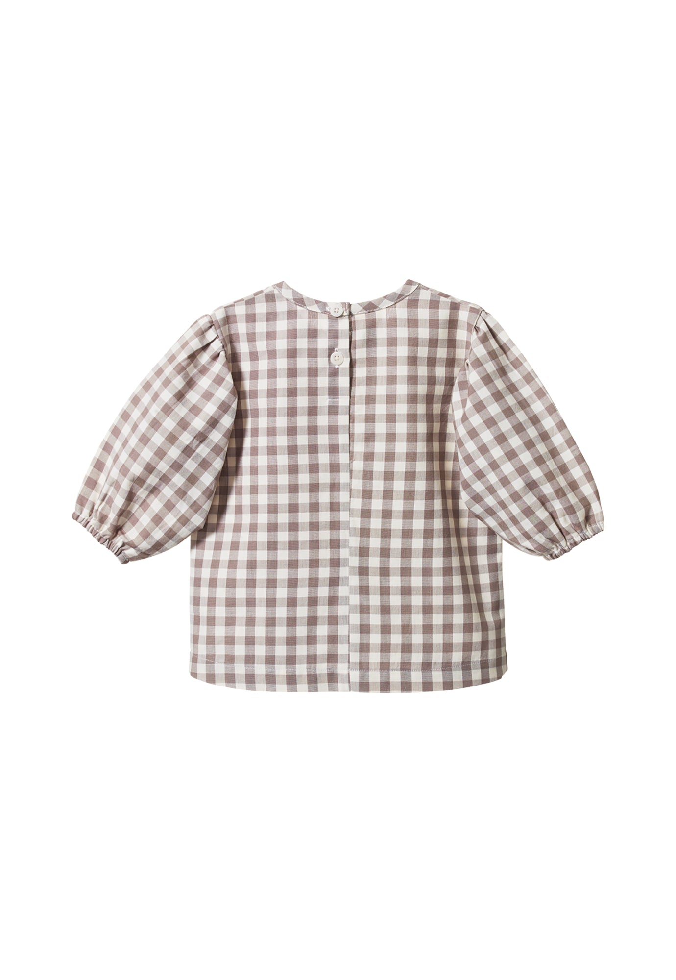 nature baby - elodie blouse - cub check