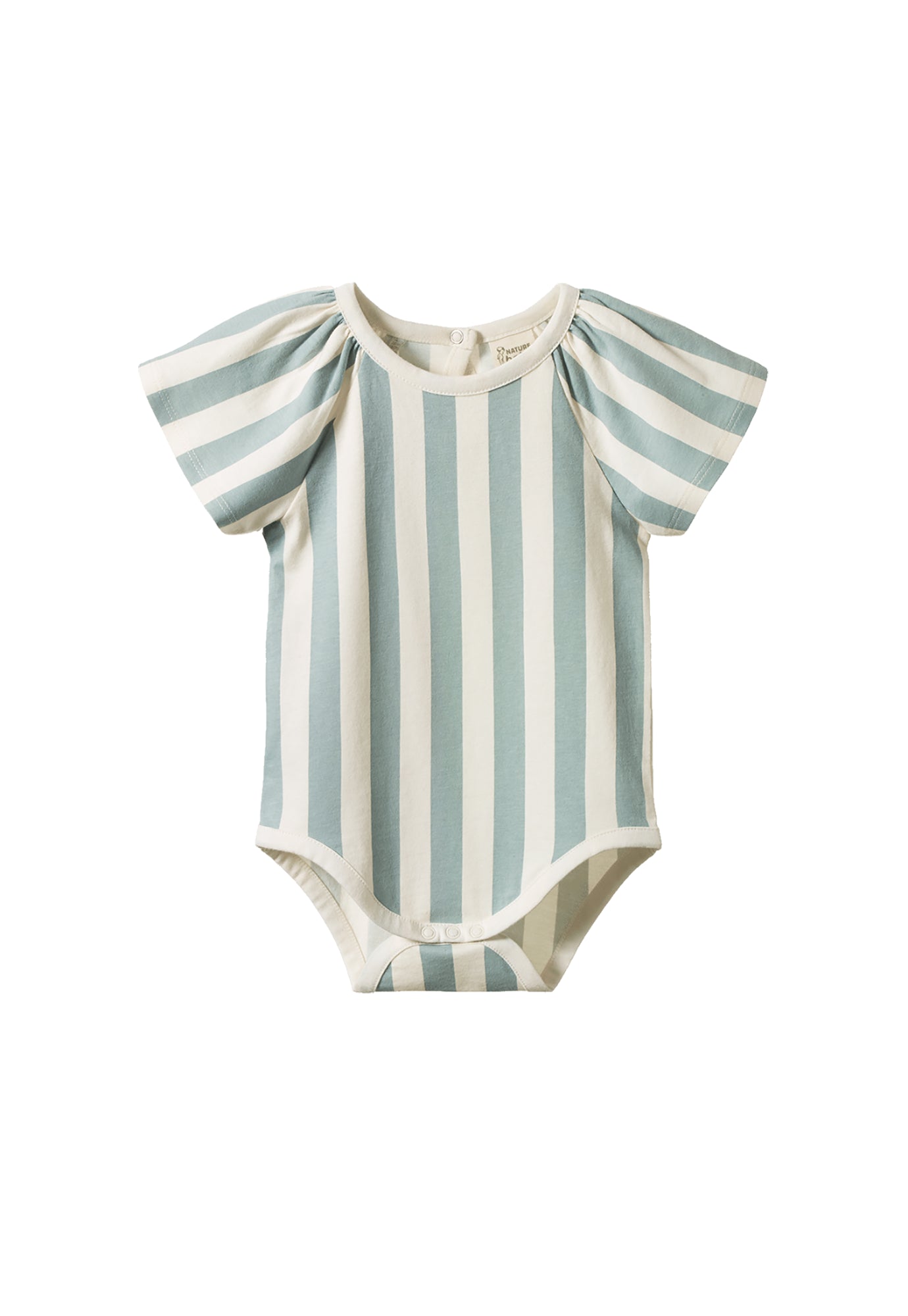 nature baby - faye bodysuit - star dew stripe
