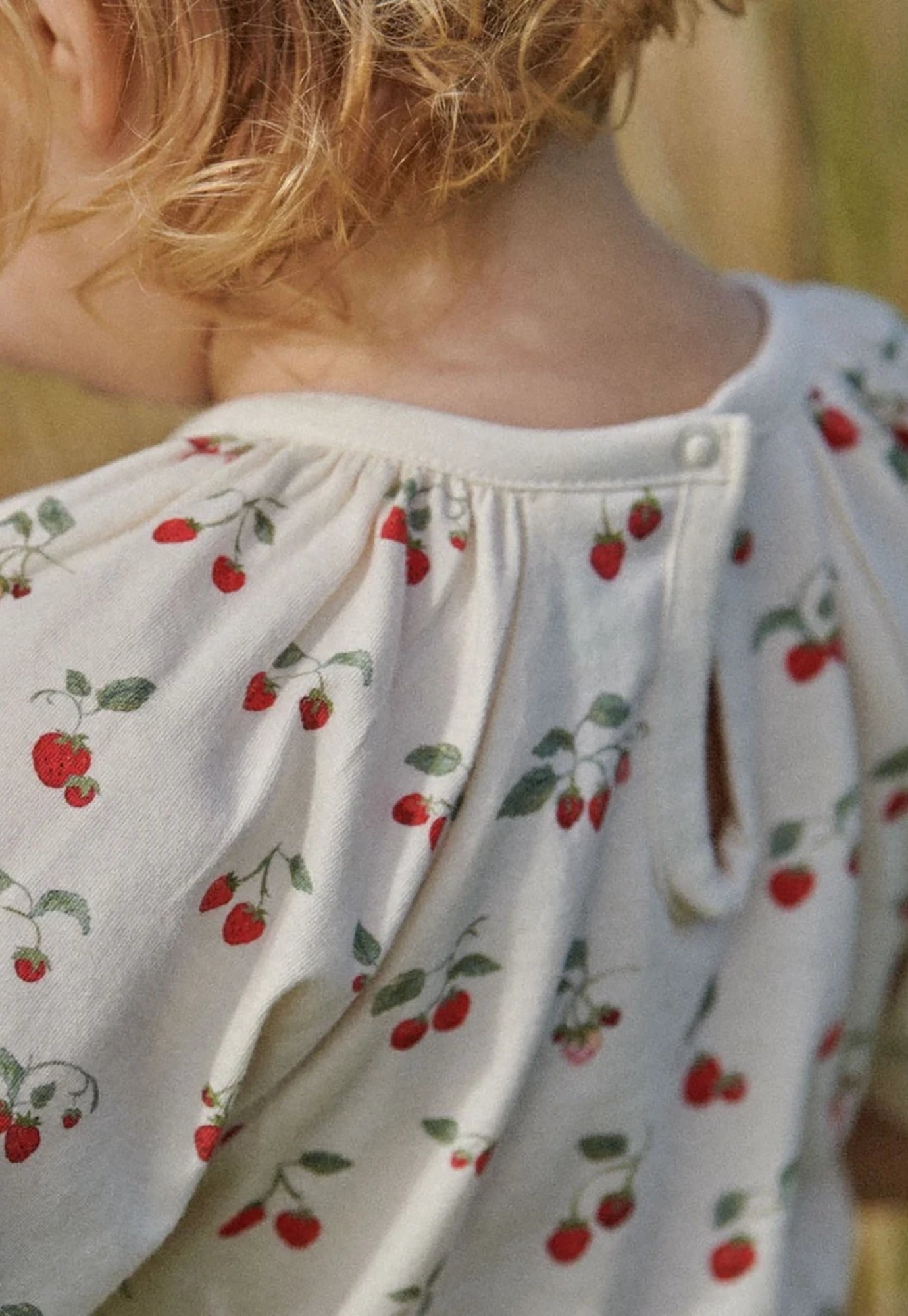nature baby - faye tee - strawberry blush