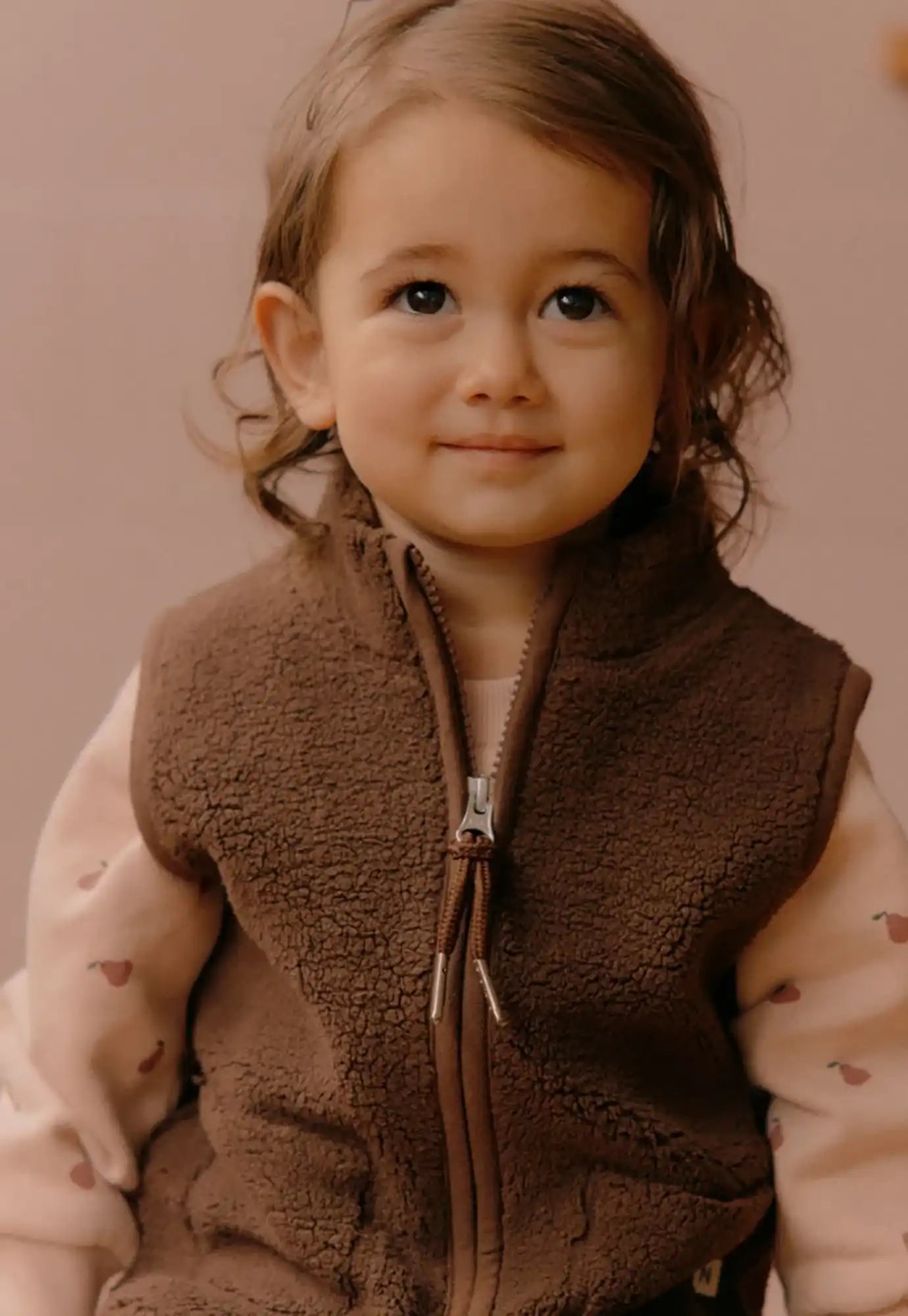 nature baby - flint vest - pinecone