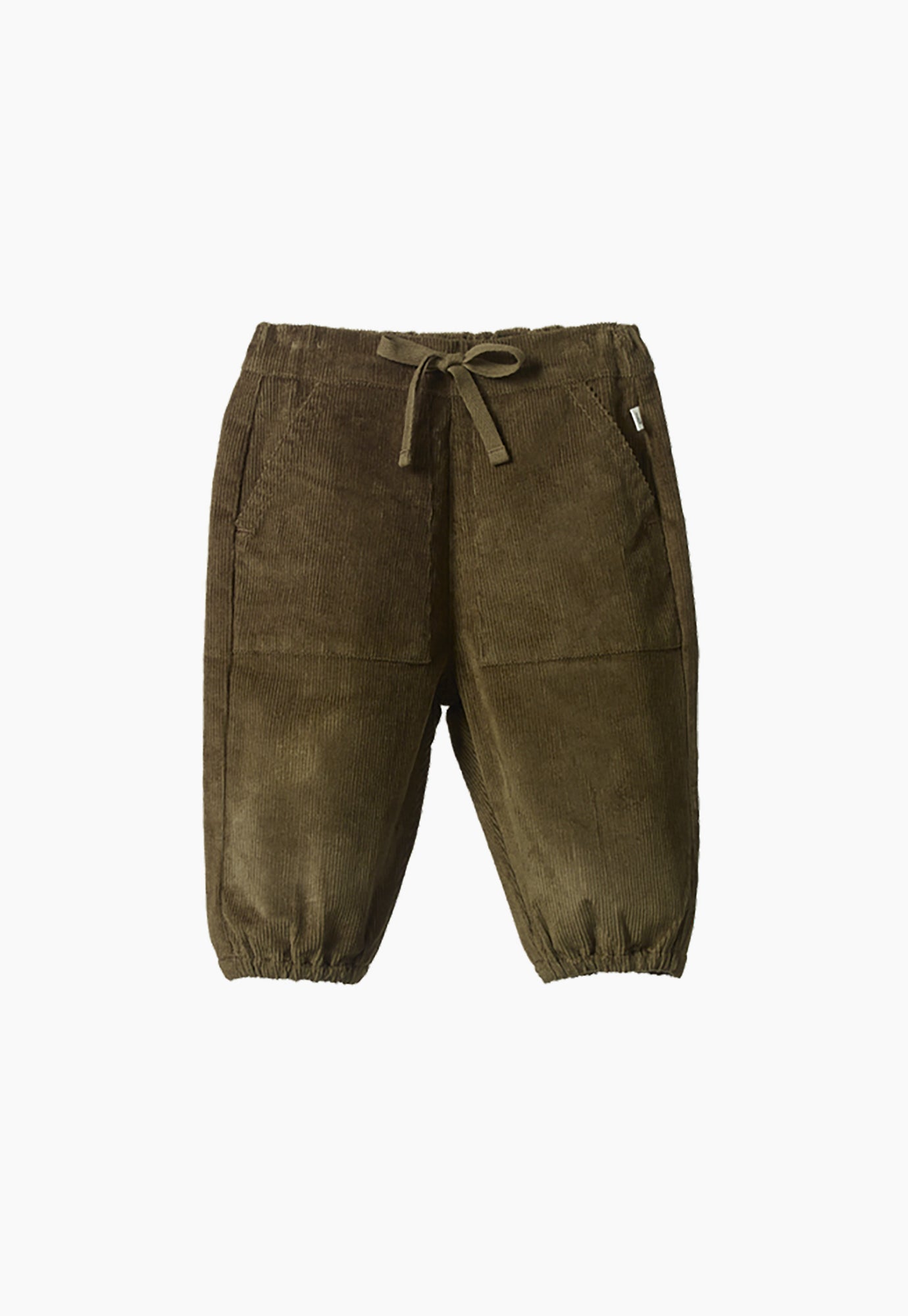 nature baby - frankie cord pants - herb