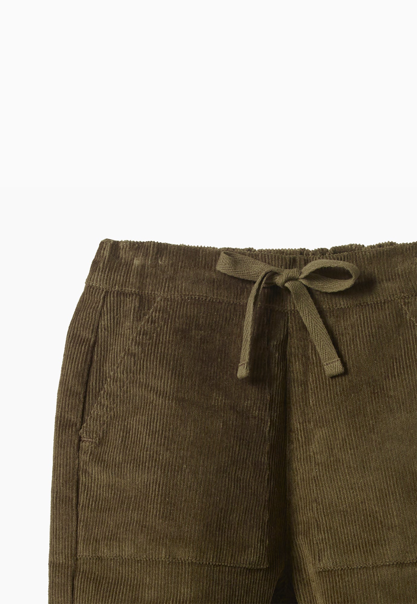 nature baby - frankie cord pants - herb