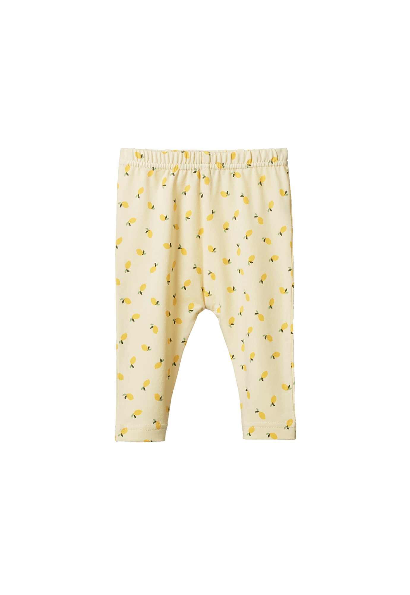 nature baby - leggings - petite lemon cream