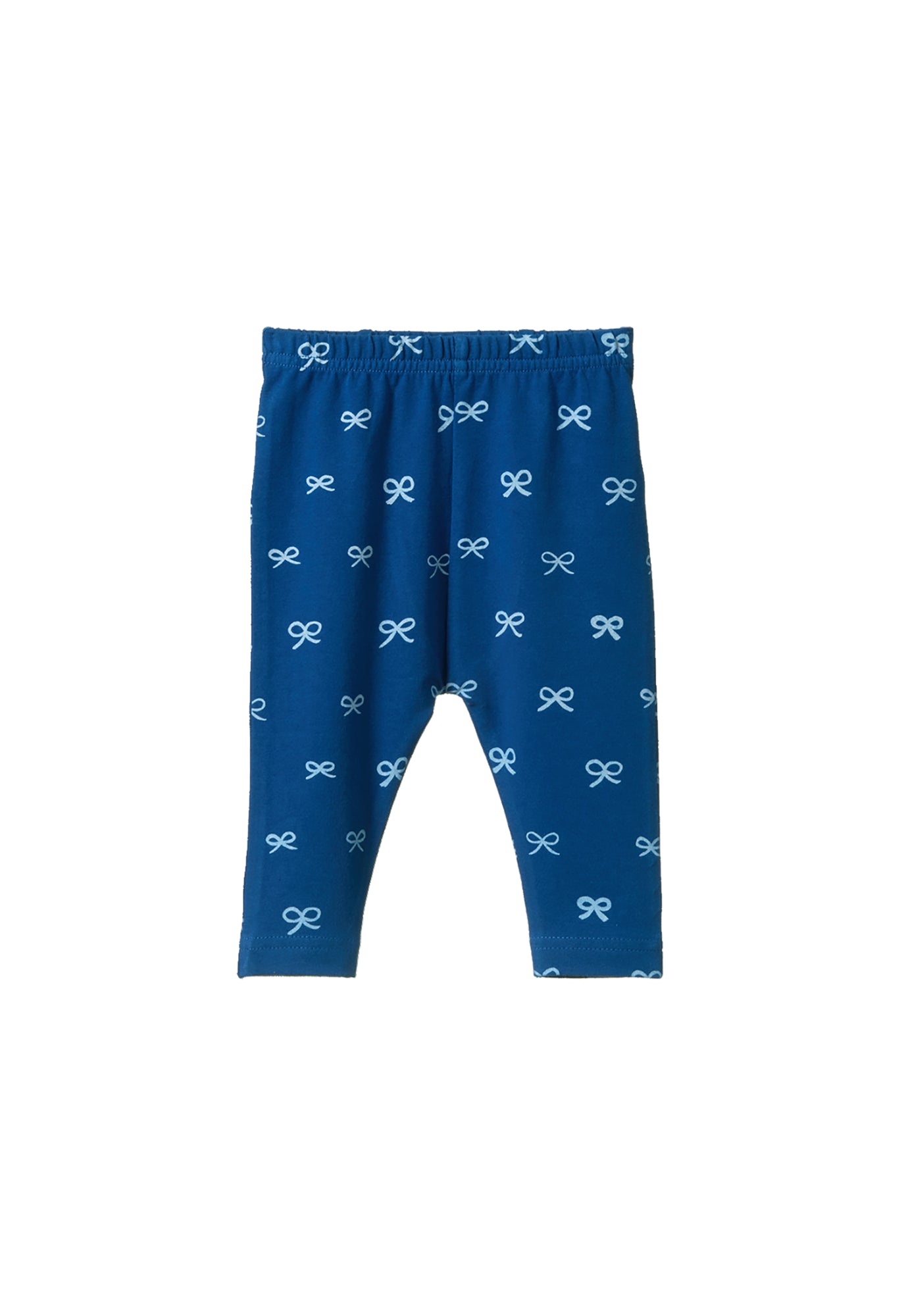 nature baby - leggings - ribbons blue
