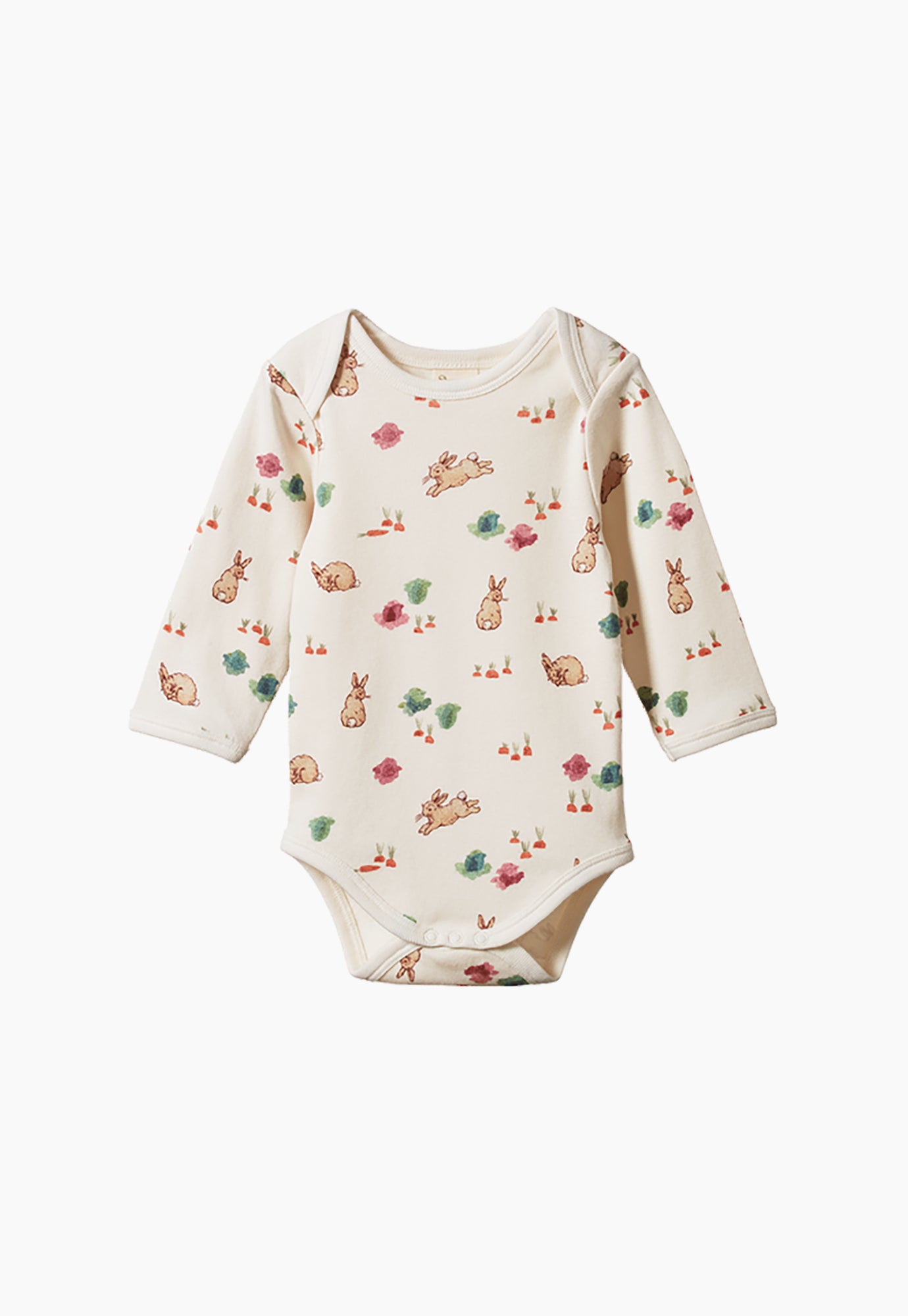 nature baby - long sleeve bodysuit - country bunny