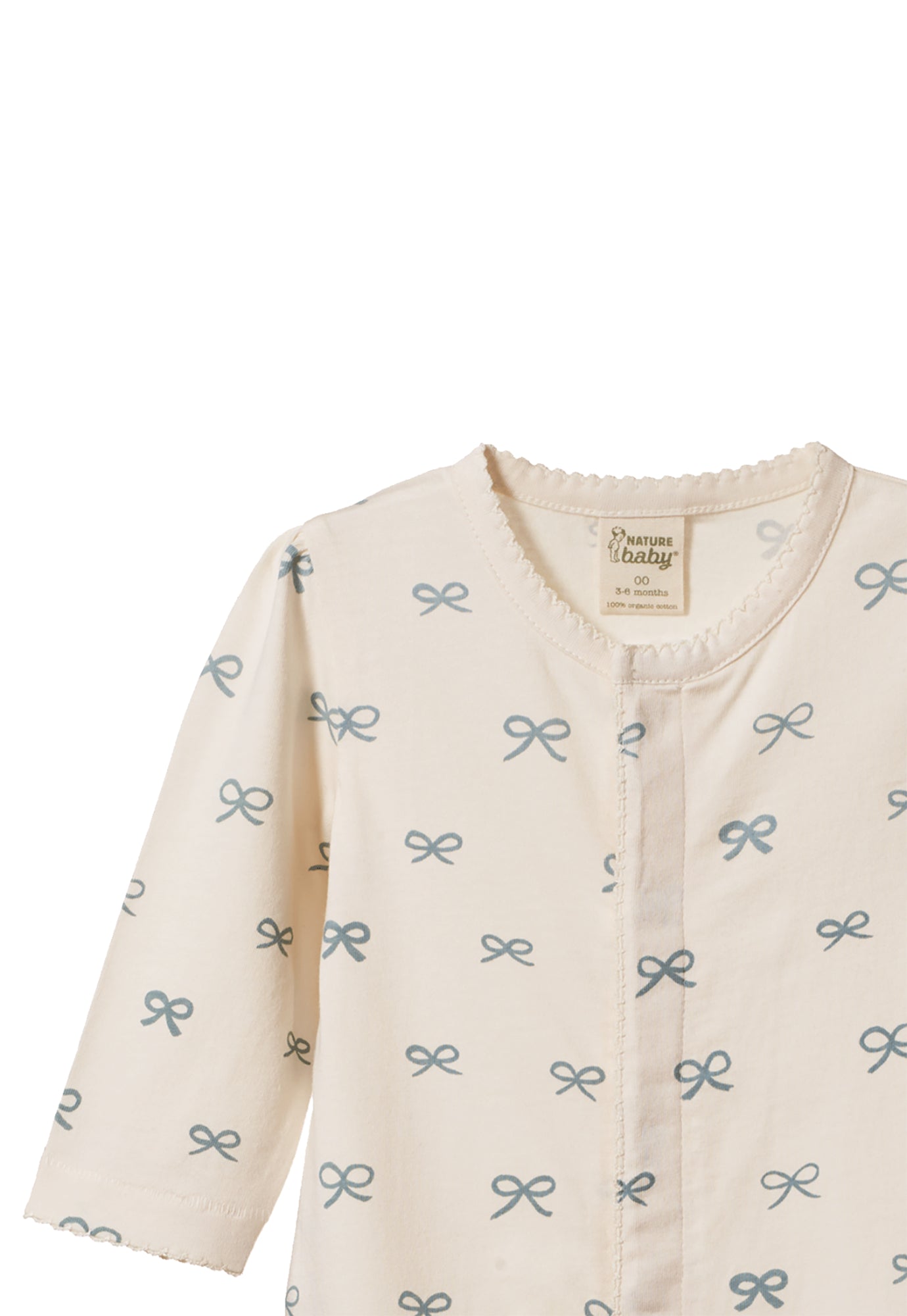 nature baby - lucy suit - ribbons star dew