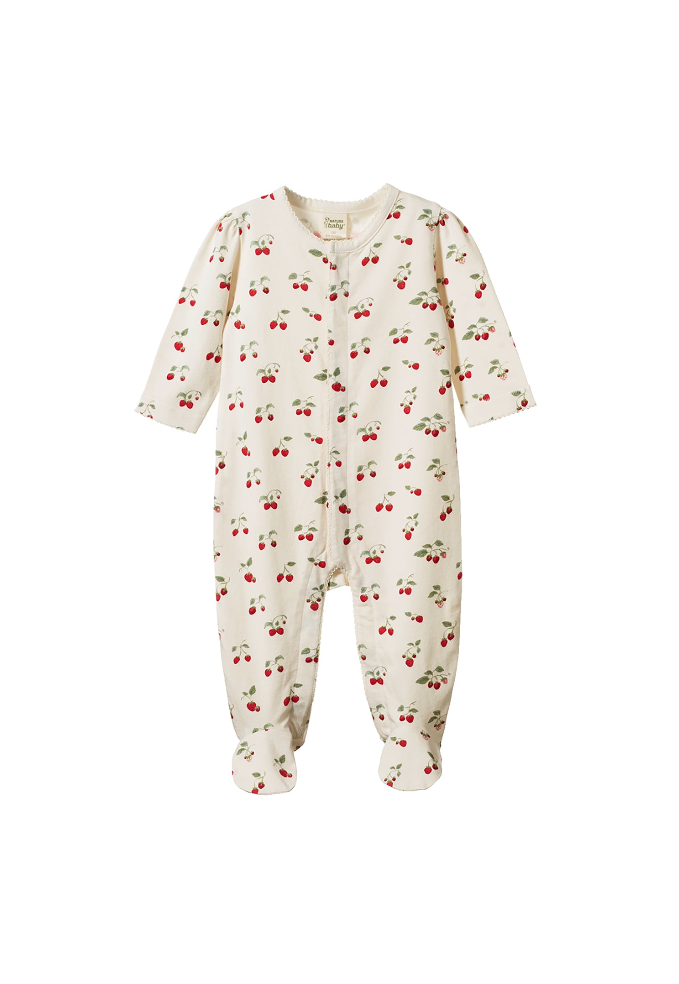 nature baby - lucy suit - strawberry blush