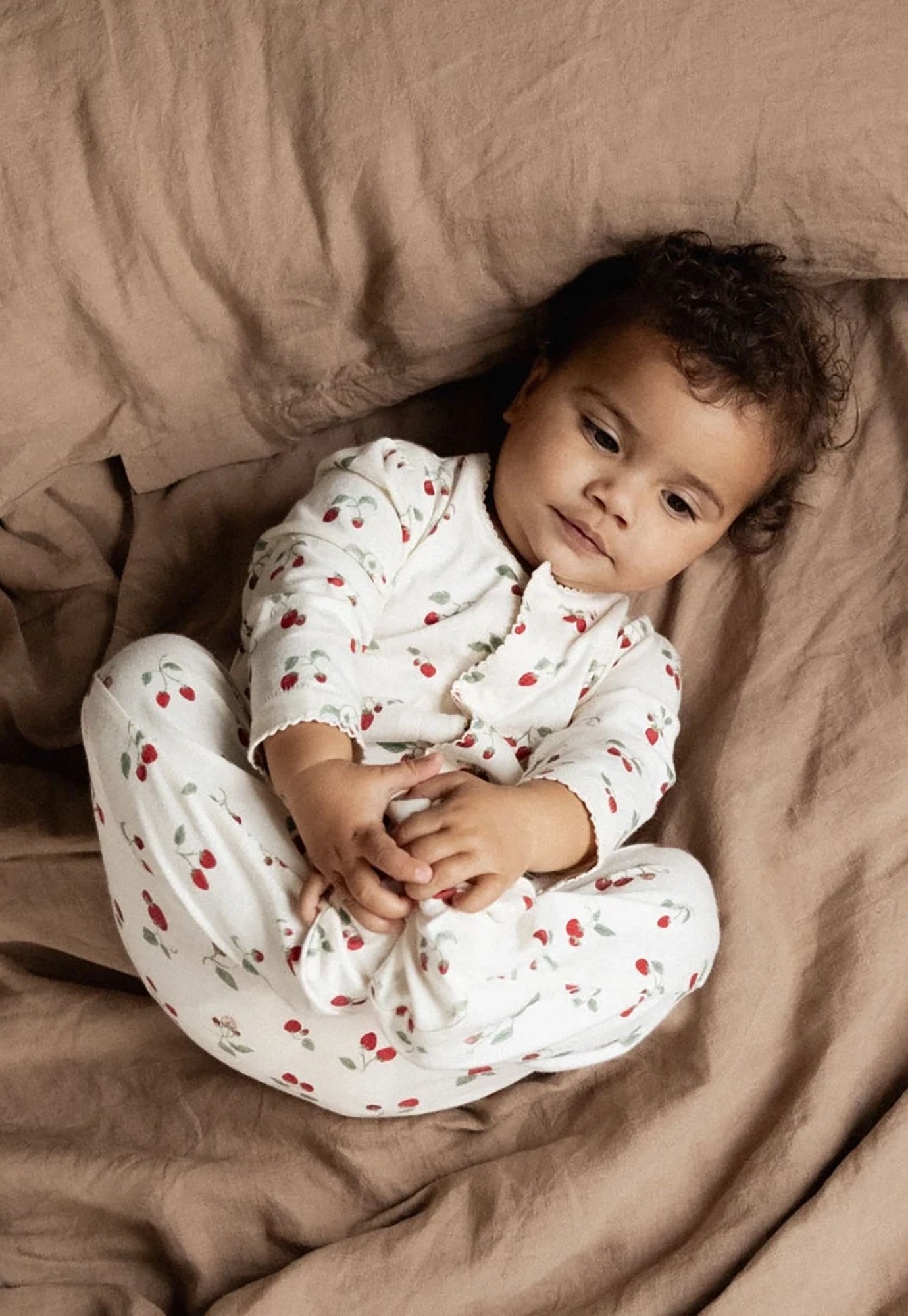 nature baby - lucy suit - strawberry blush