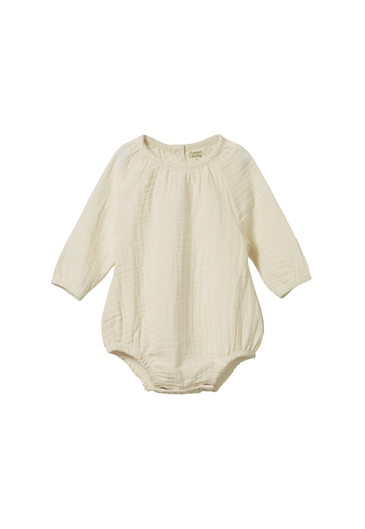 nature baby - meadow bodysuit - natural crinkle