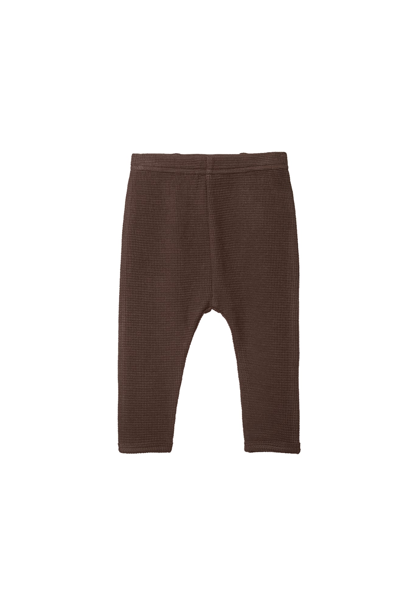 nature baby - selby waffle pants - pinecone