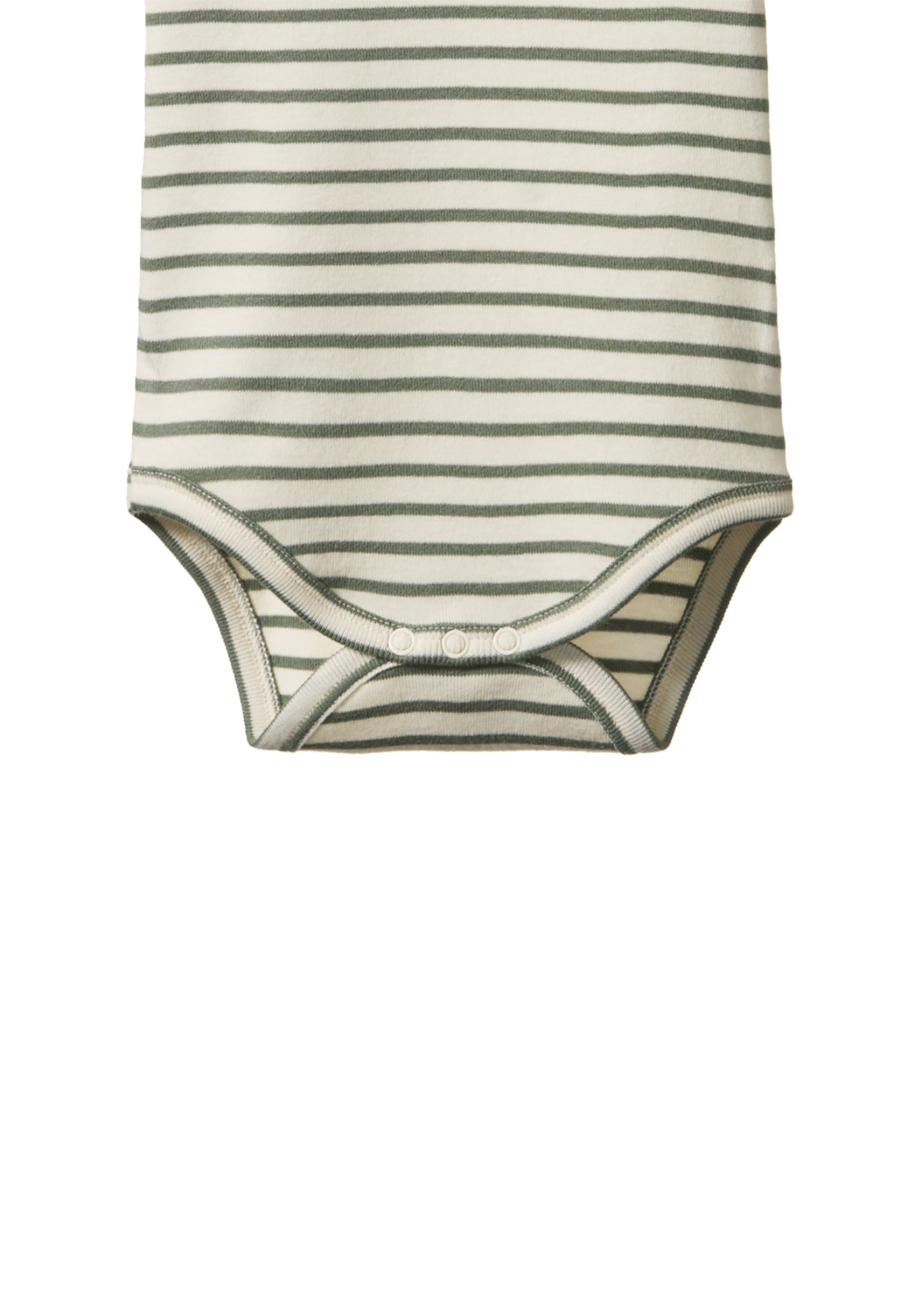 nature baby - short sleeve bodysuit - nettle sailor stripe