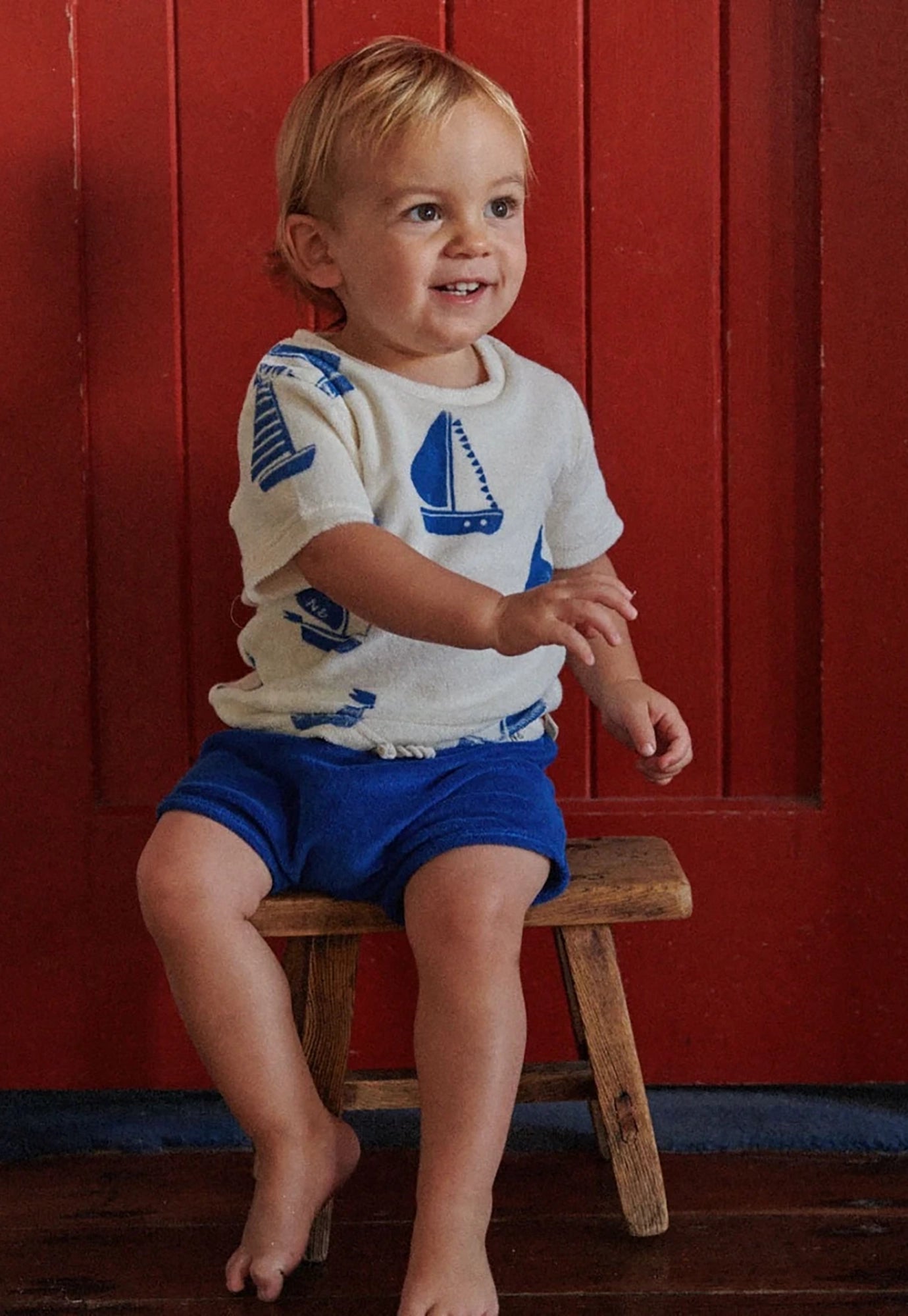 nature baby - river tee terry - regatta print