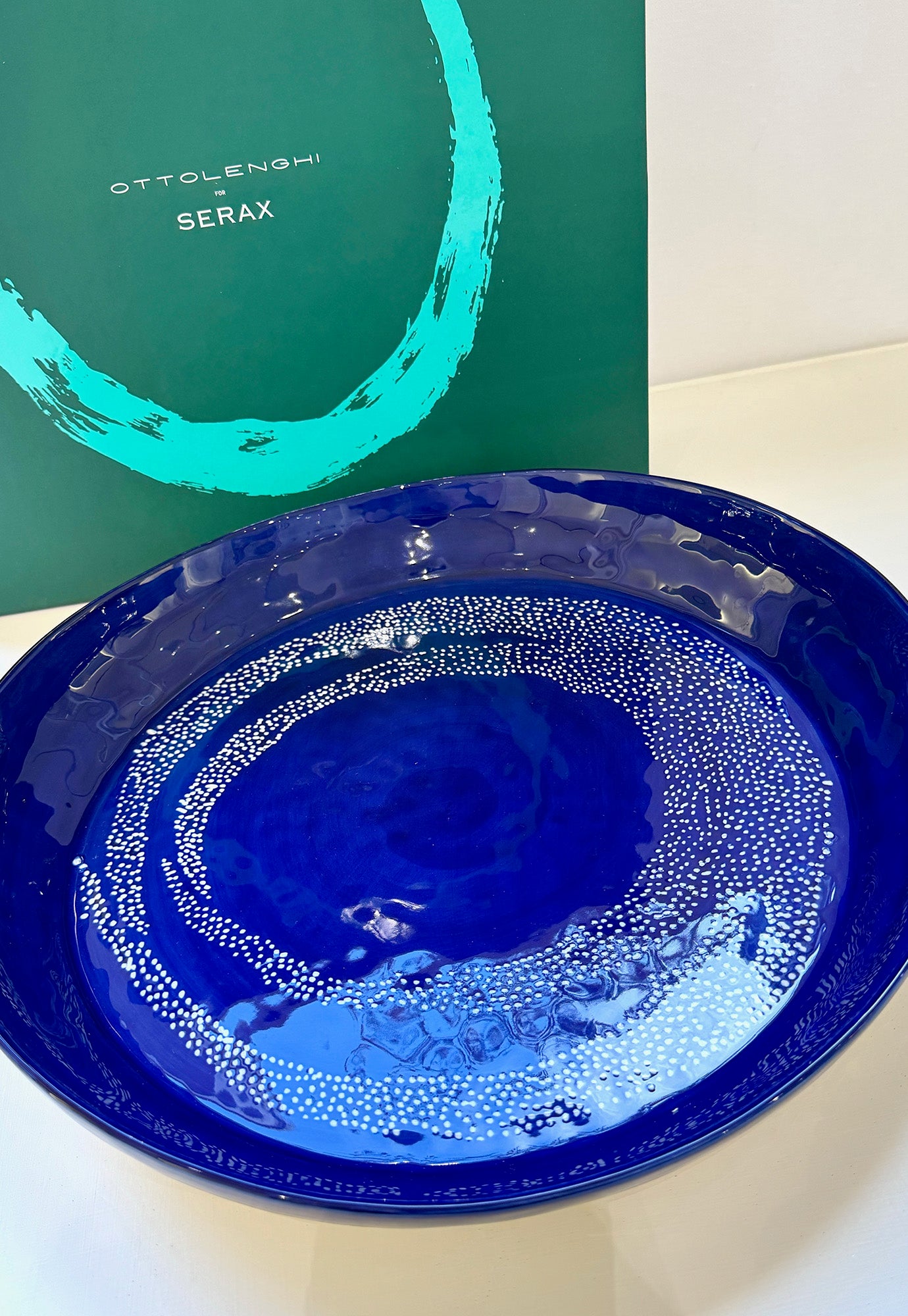 serax - ottolenghi serving bowl blue