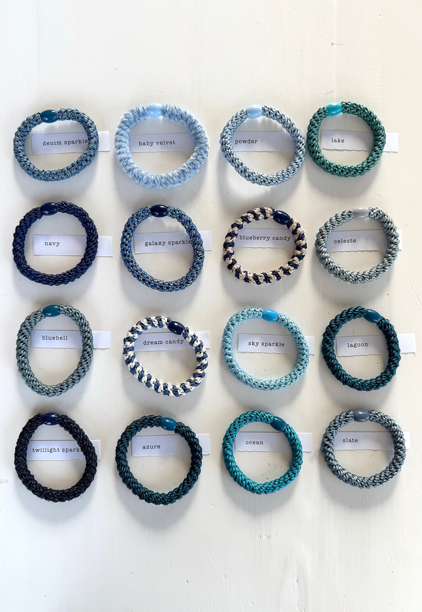 p+p - braided hair ties - ciel collection