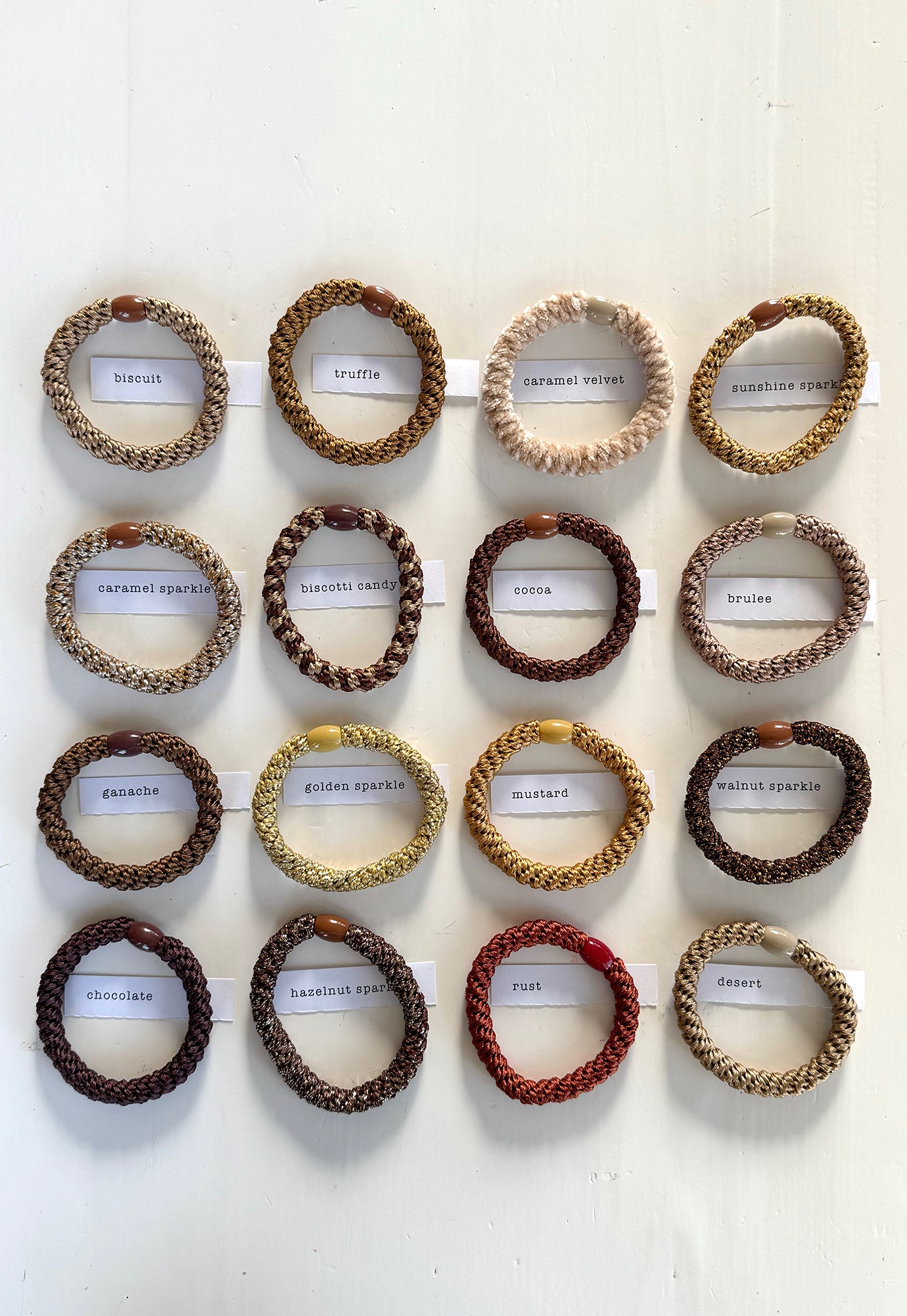 p+p - braided hair ties - terre collection