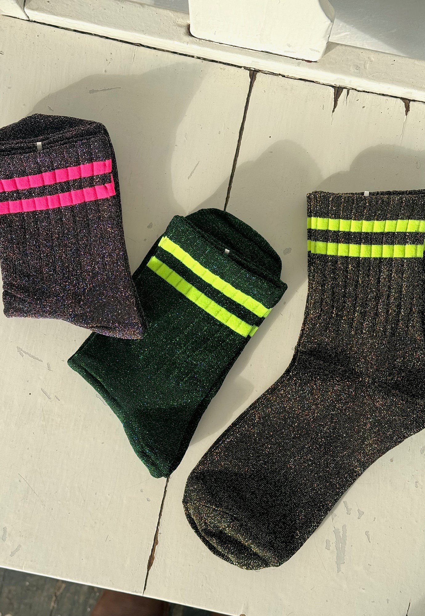 p+p - college neon socks