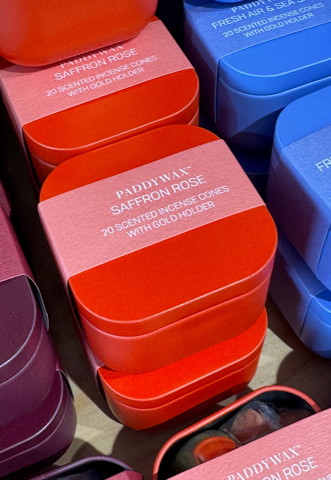 paddywax - incense cones & holder in metal tin