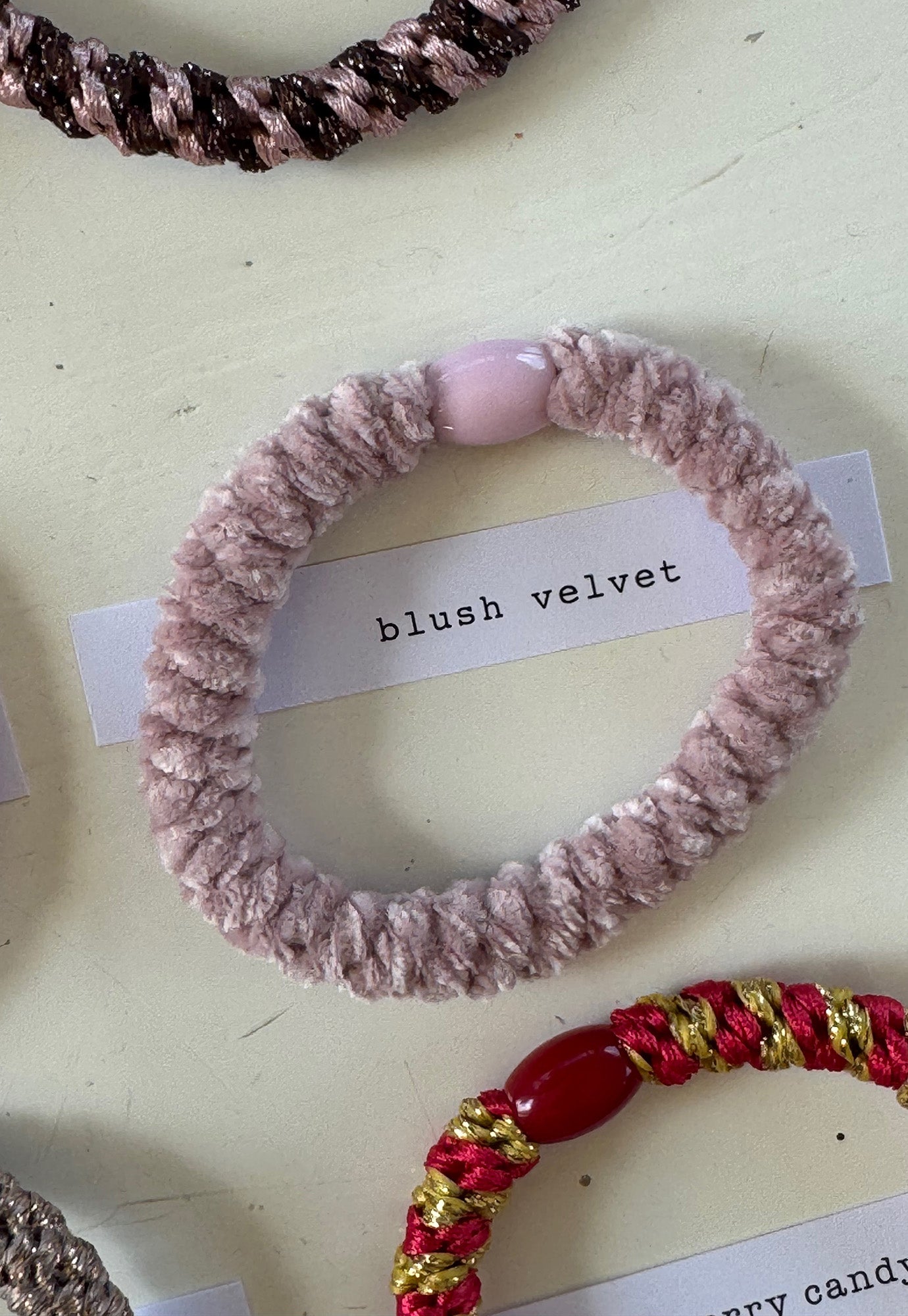p+p - braided hair ties - fleur collection