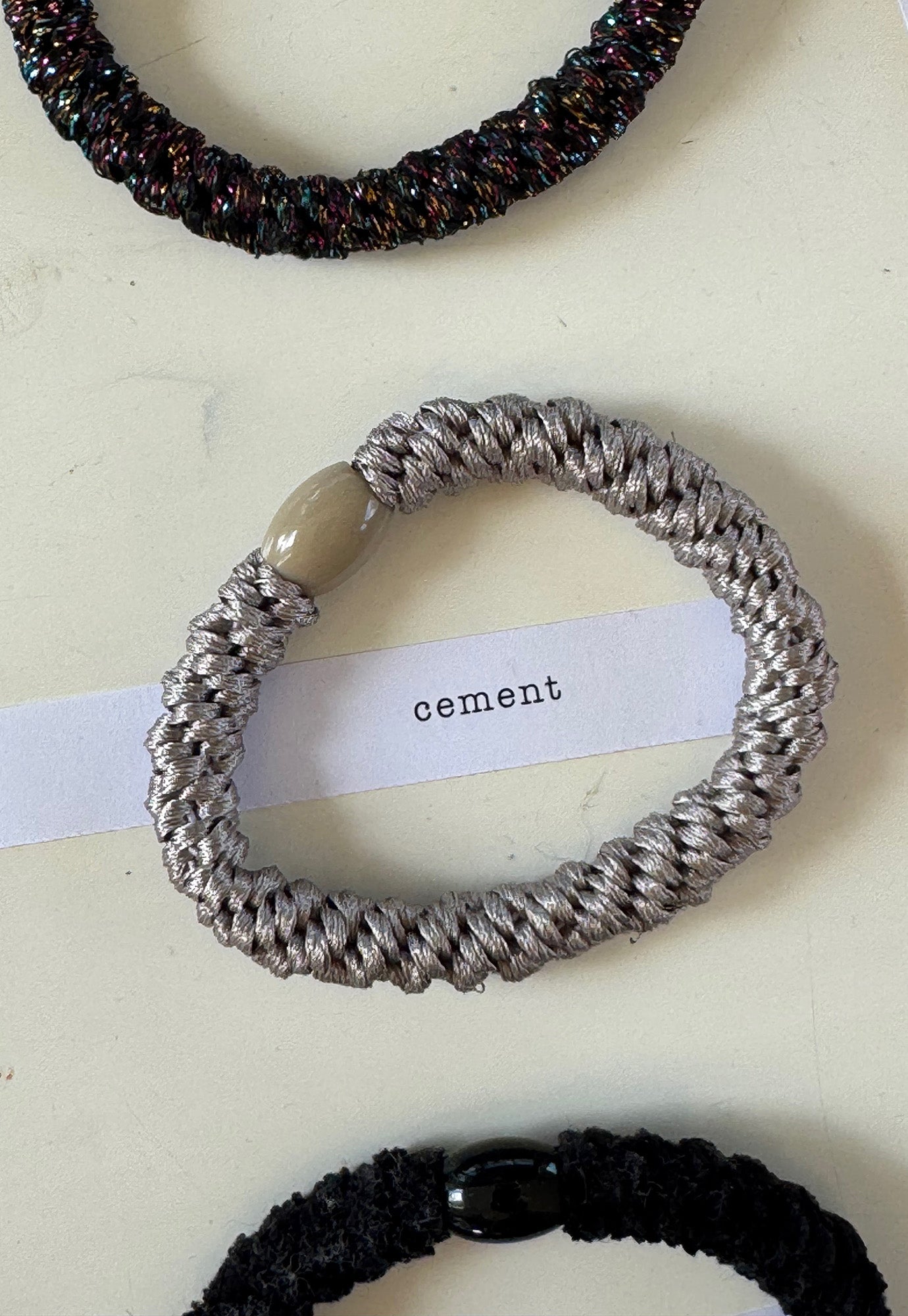 p+p - braided hair ties - soirée collection