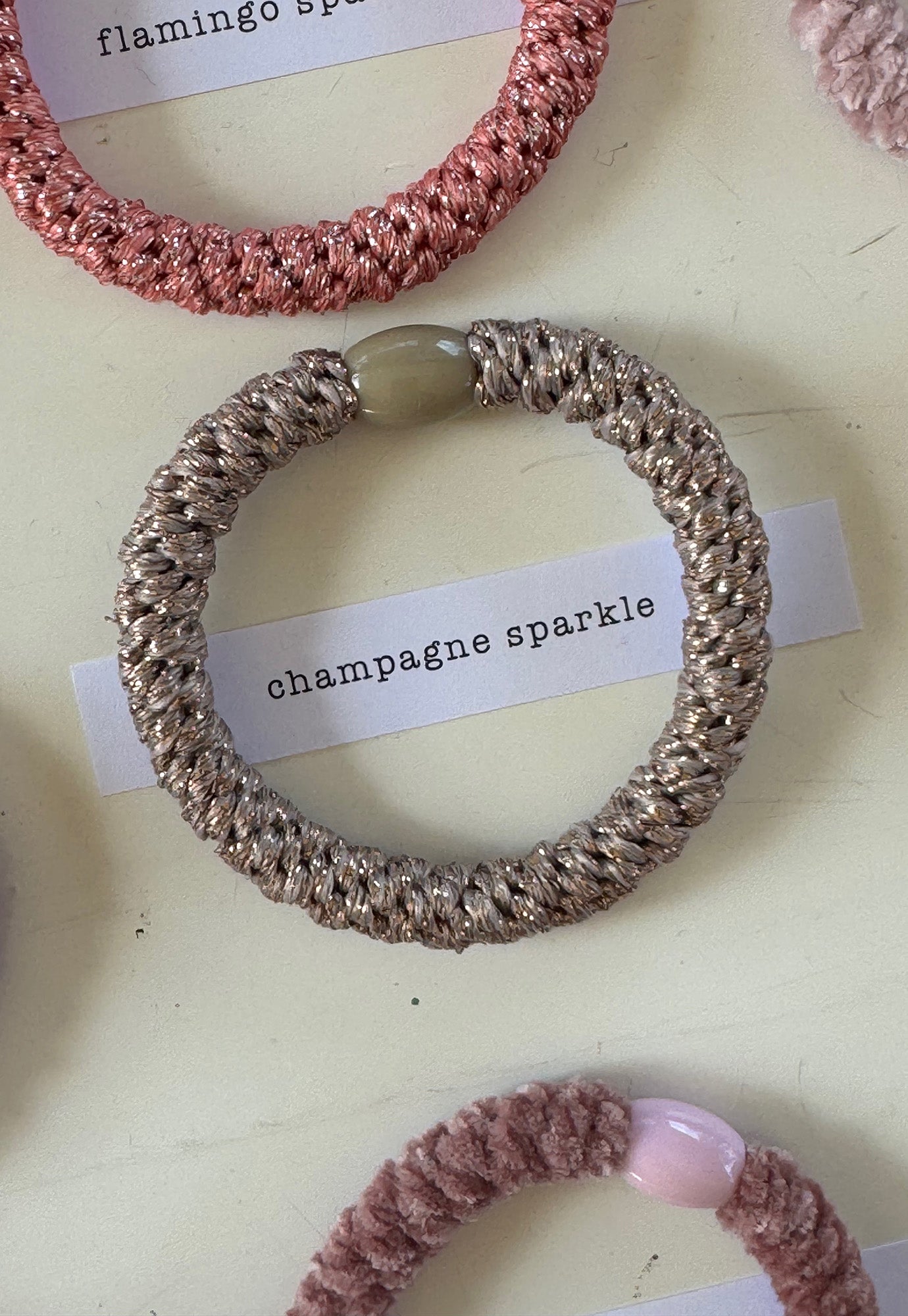 p+p - braided hair ties - fleur collection