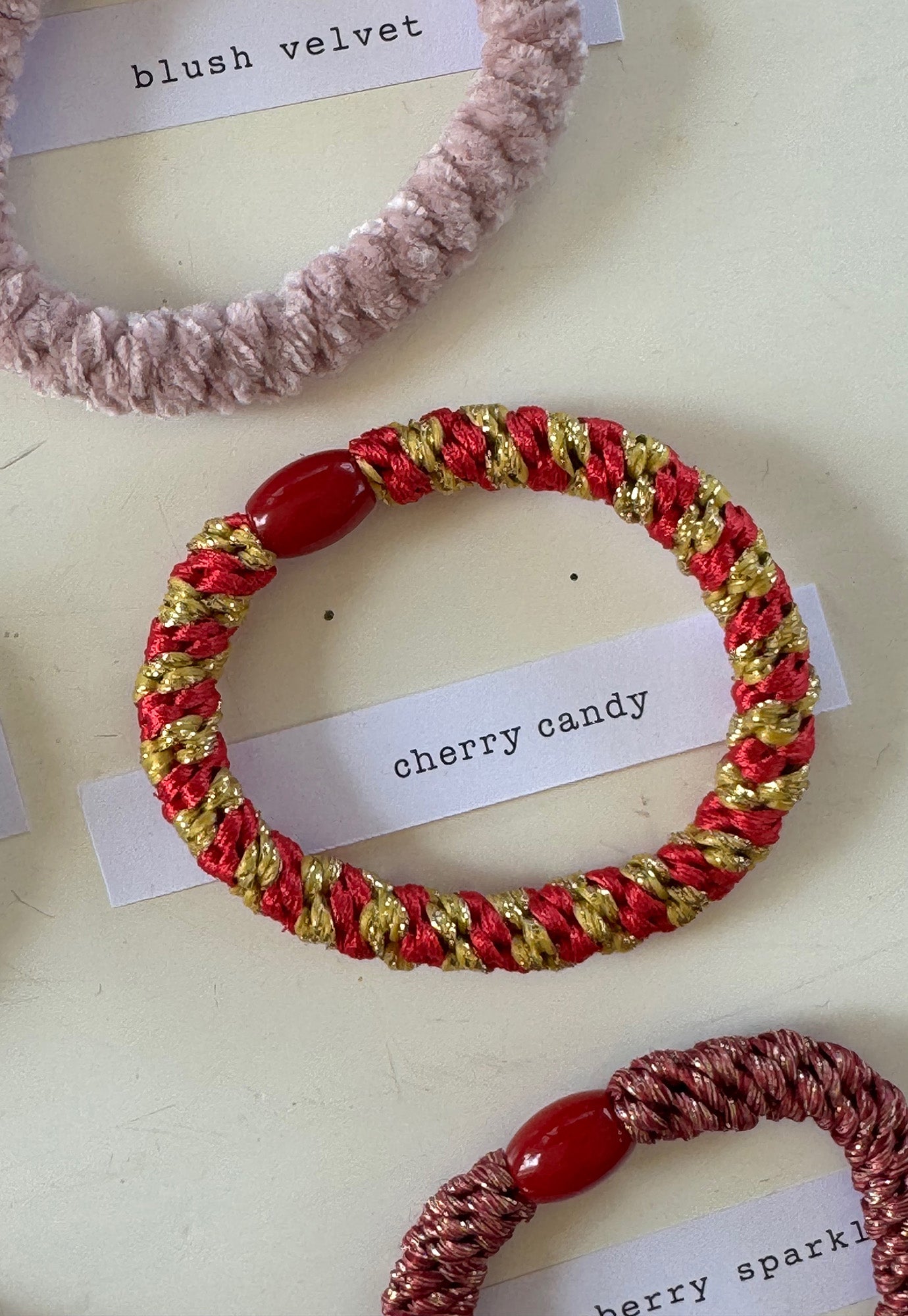 p+p - braided hair ties - fleur collection