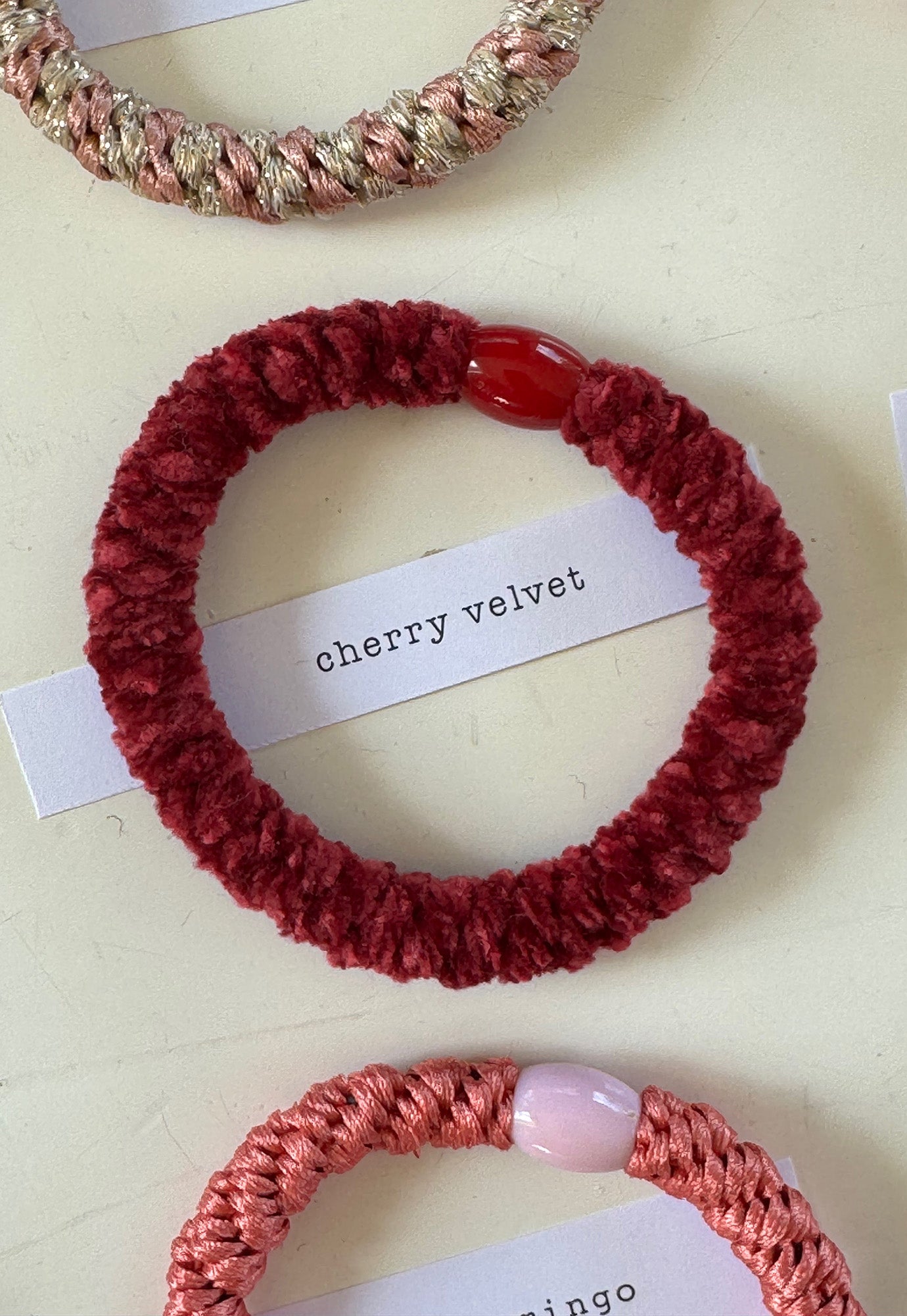 p+p - braided hair ties - fleur collection