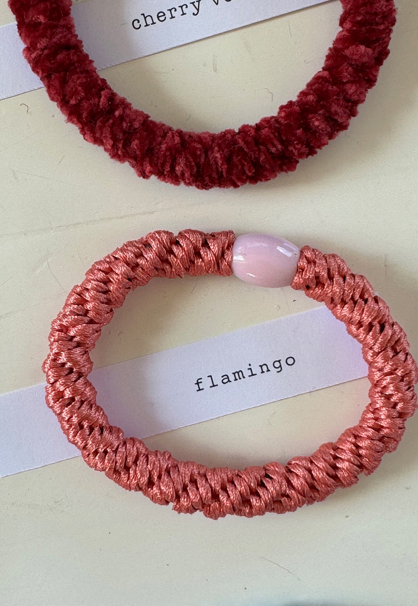 p+p - braided hair ties - fleur collection
