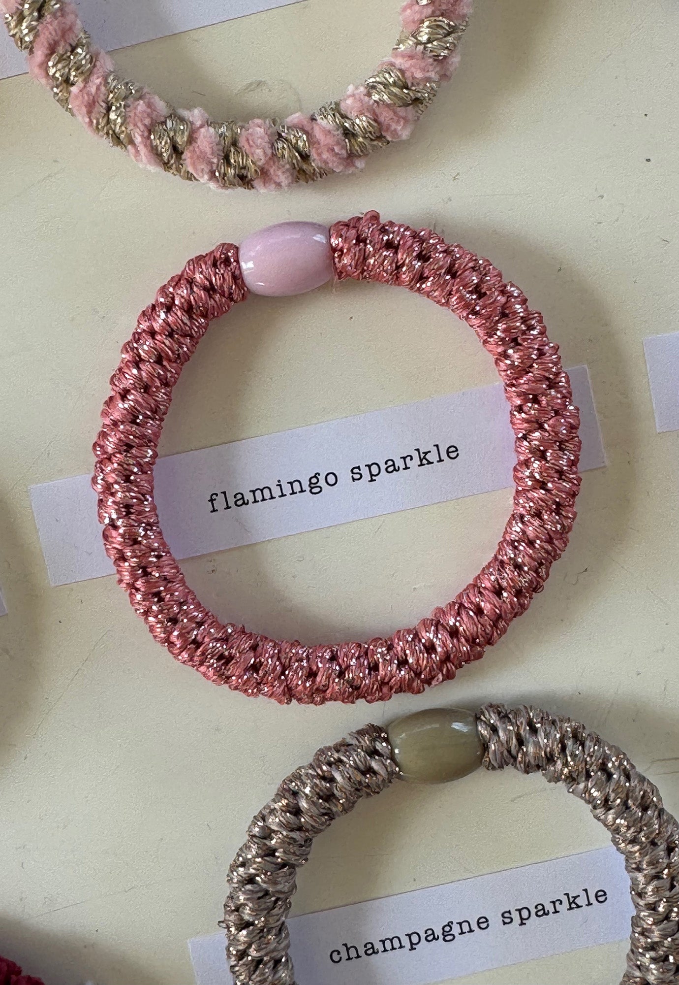 p+p - braided hair ties - fleur collection