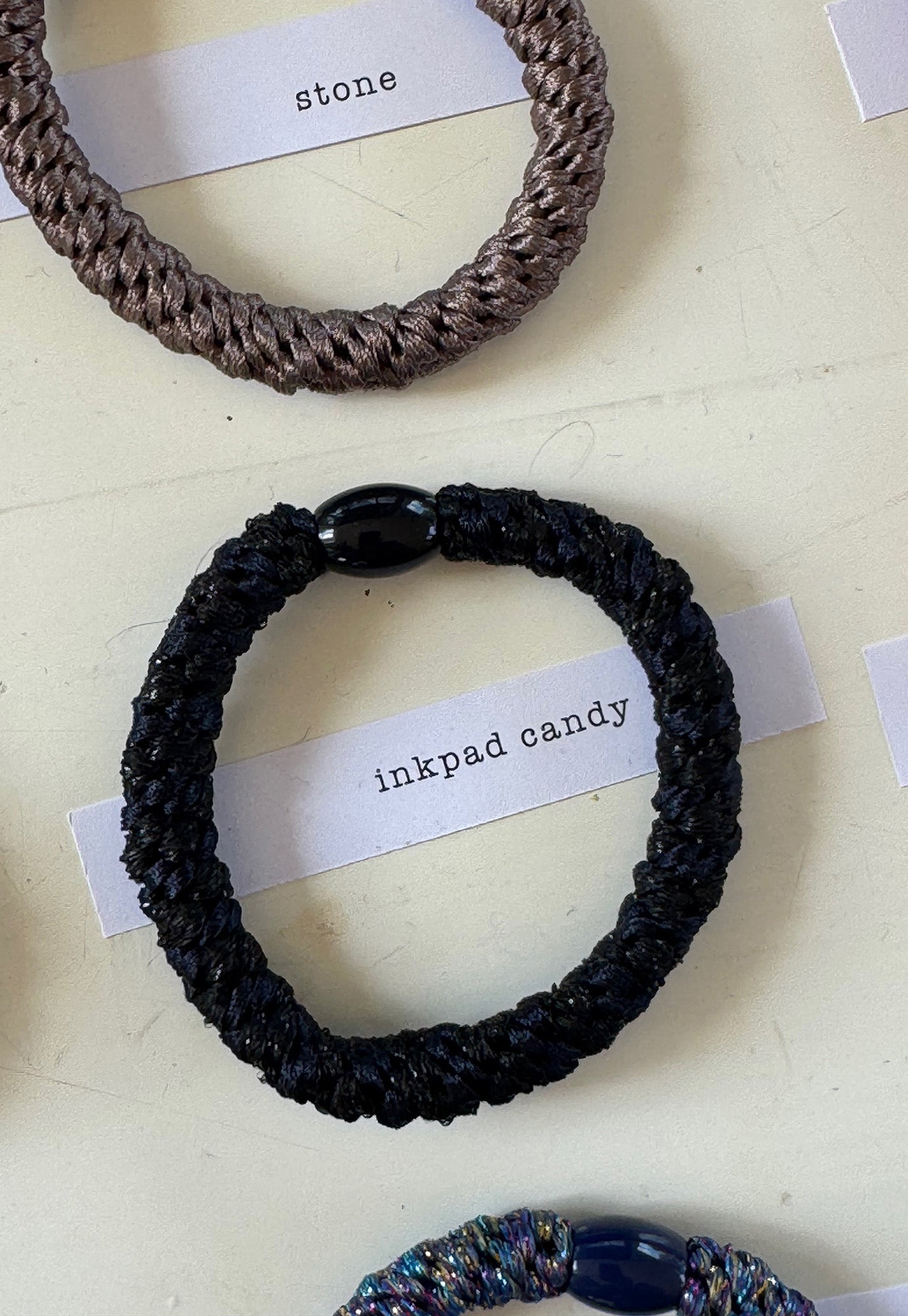 p+p - braided hair ties - soirée collection