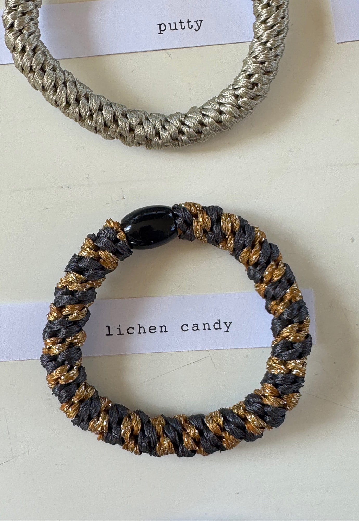 p+p - braided hair ties - soirée collection