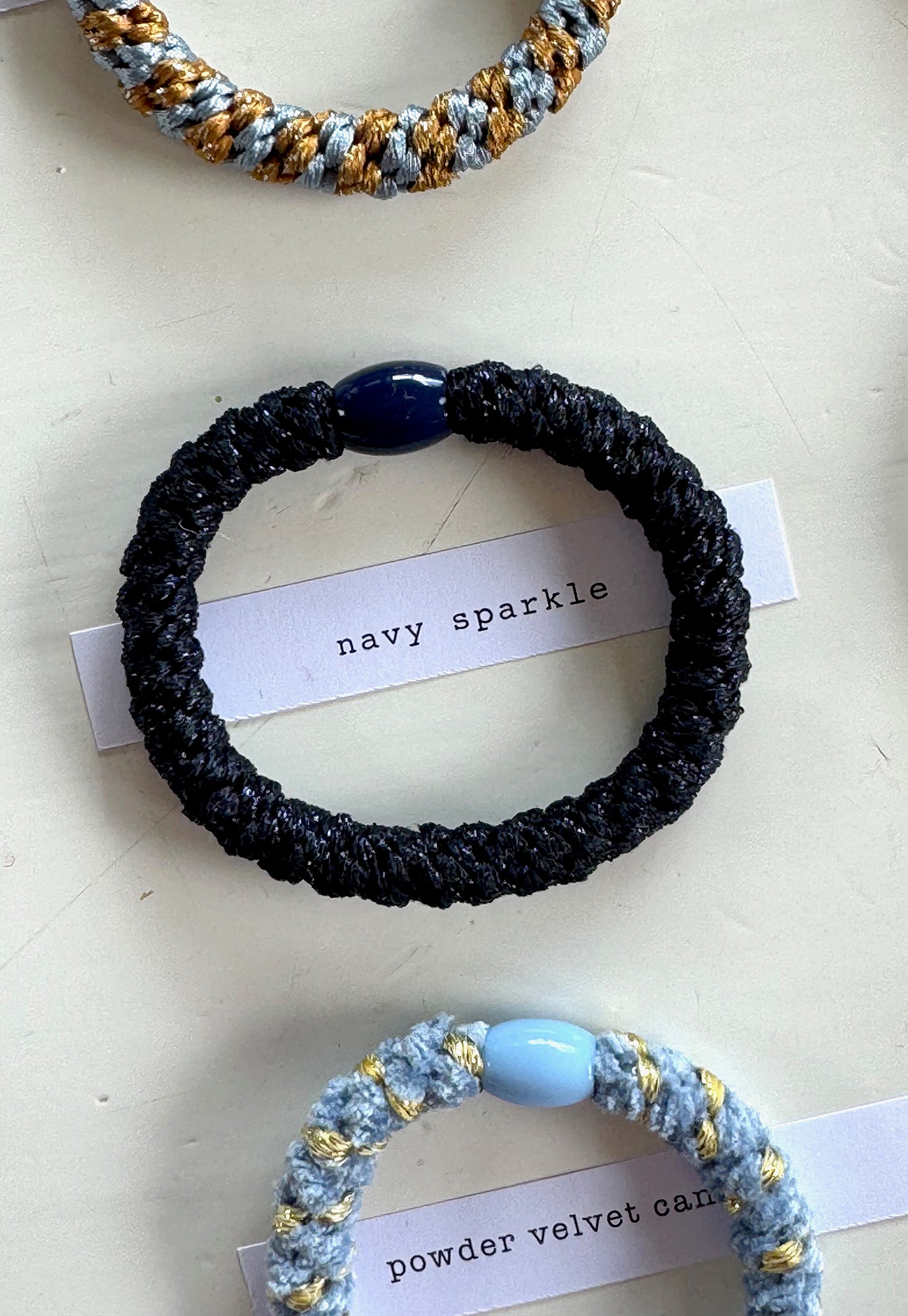 p+p - braided hair ties - ciel collection