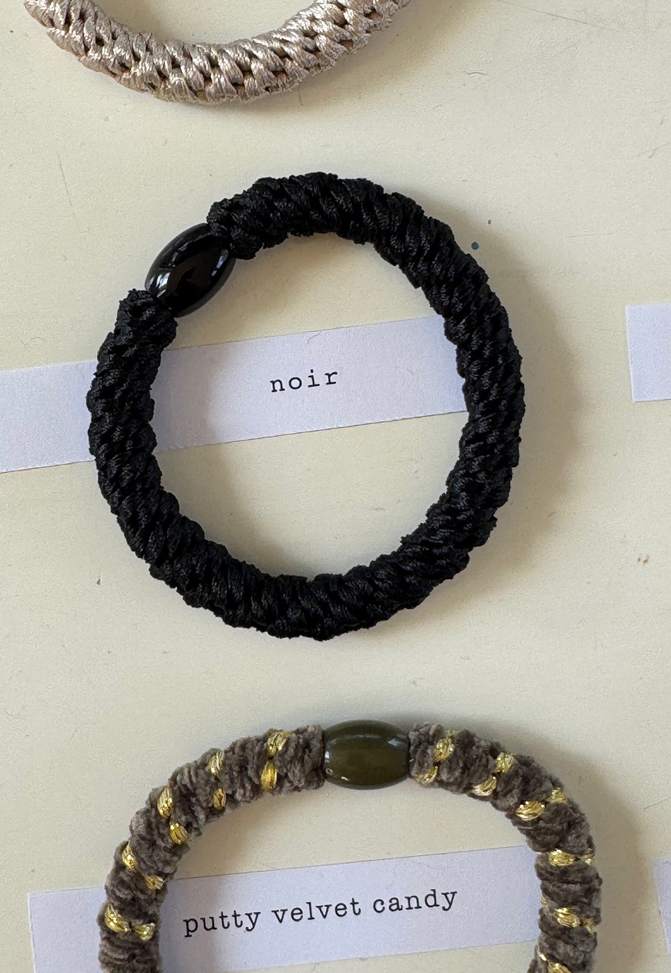 p+p - braided hair ties - soirée collection