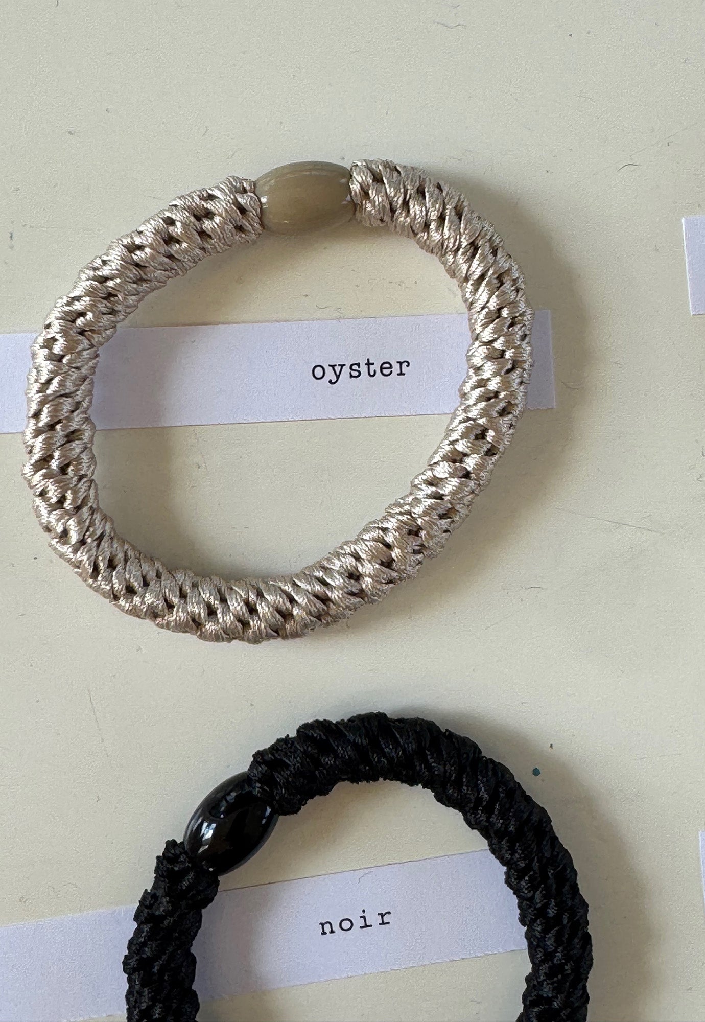 p+p - braided hair ties - soirée collection