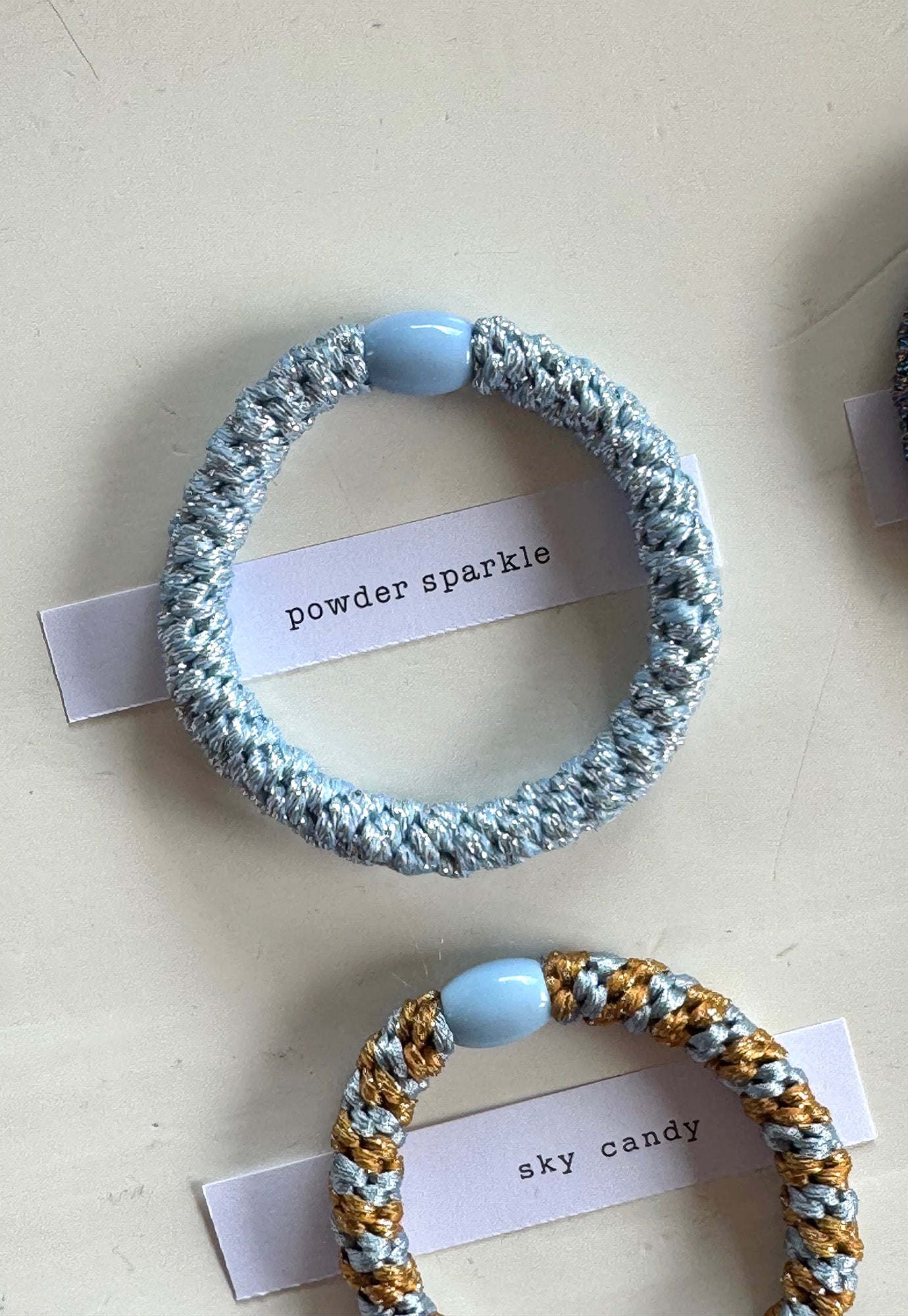 p+p - braided hair ties - ciel collection