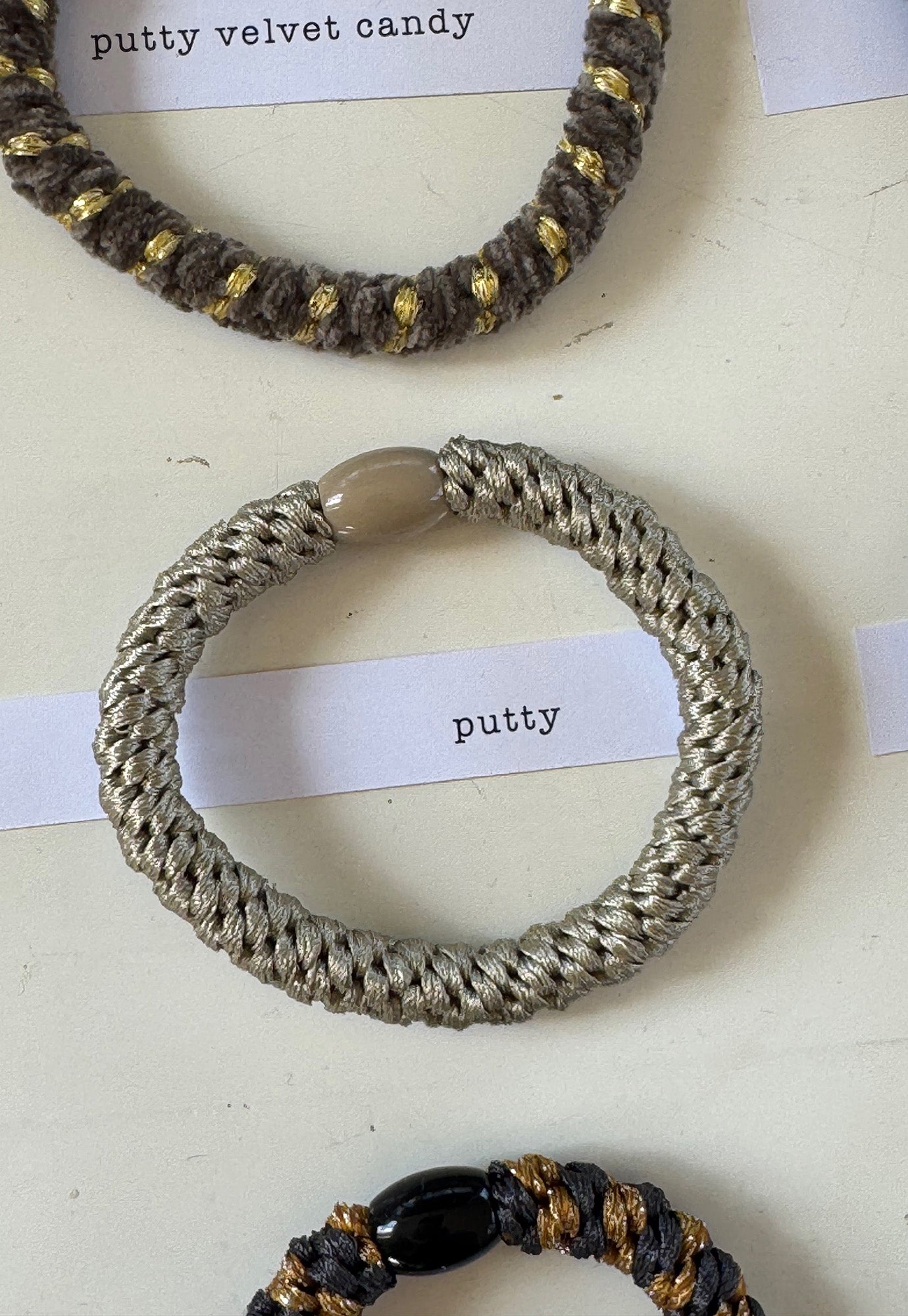 p+p - braided hair ties - soirée collection