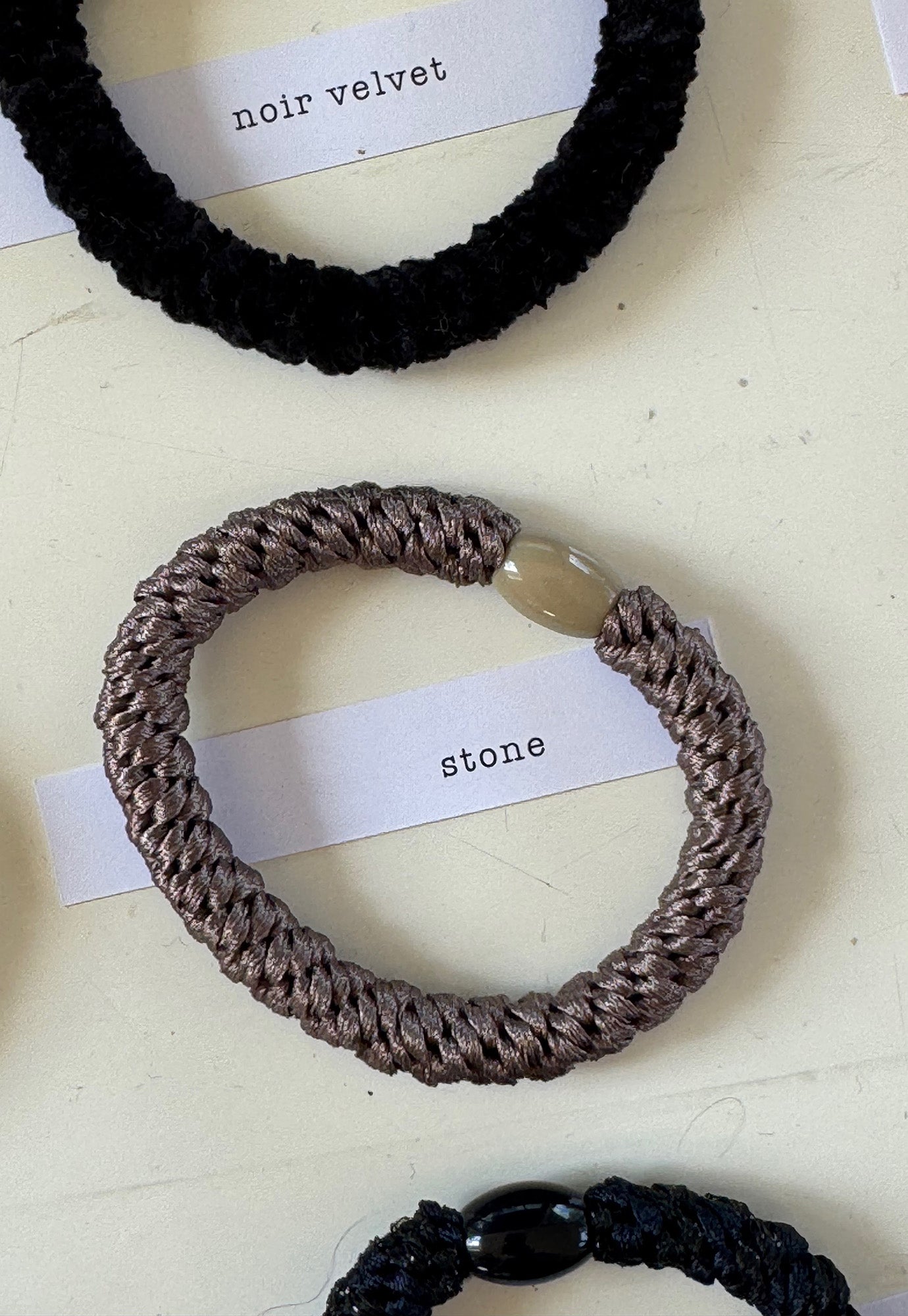 p+p - braided hair ties - soirée collection