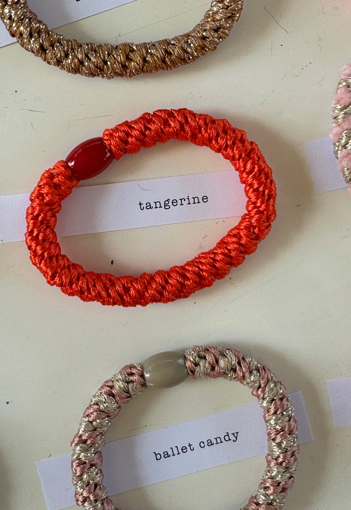 p+p - braided hair ties - fleur collection