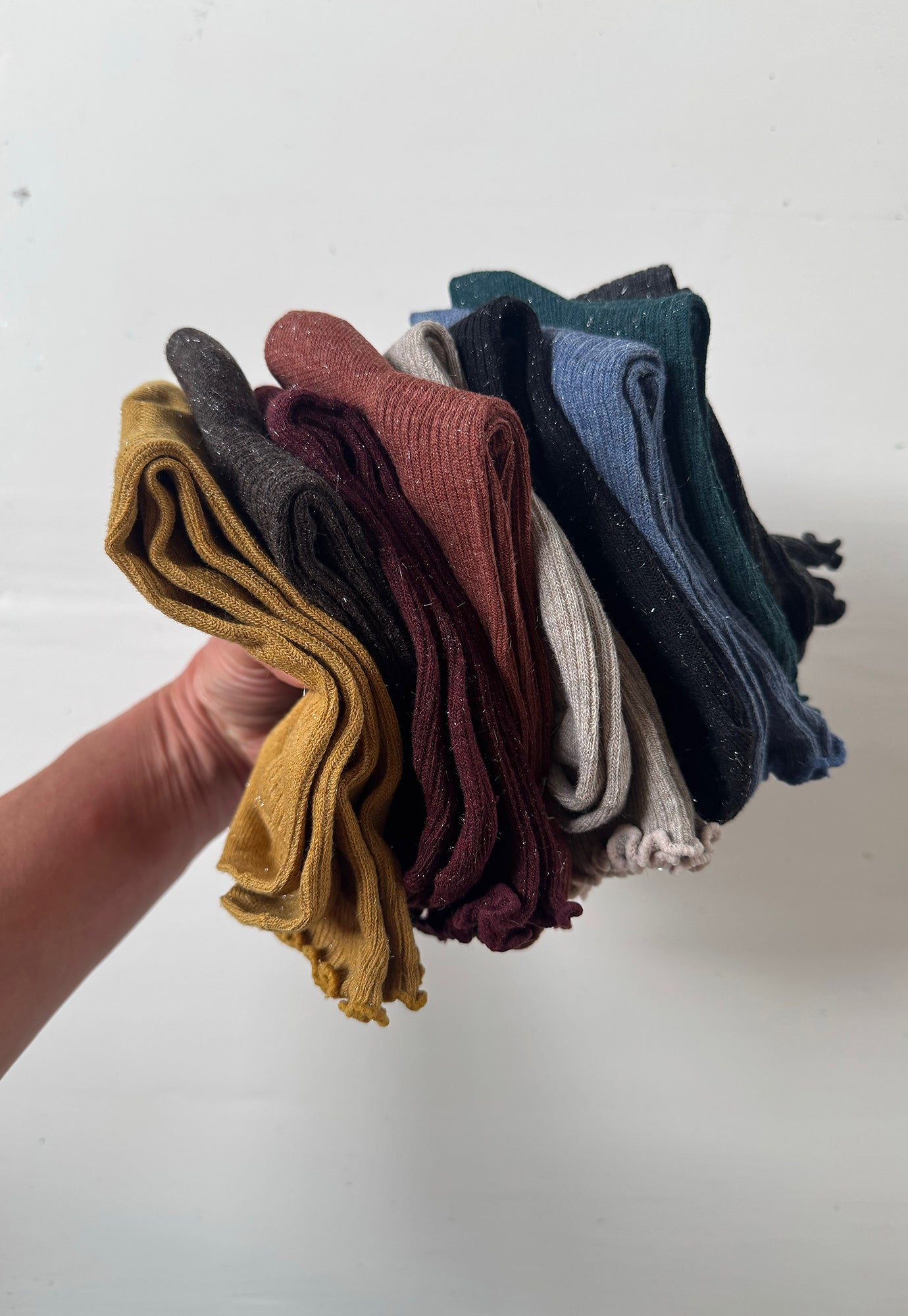 p+p - sparkle frill socks