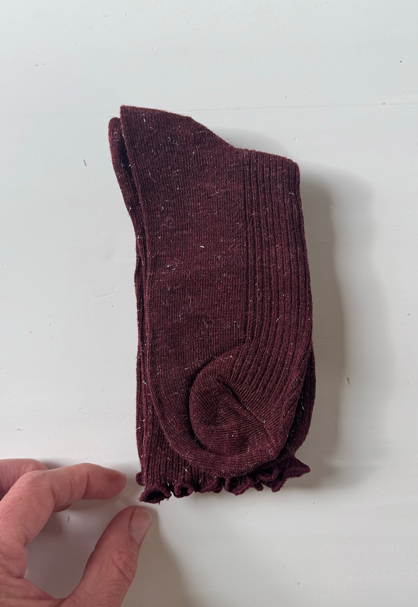 p+p - sparkle frill socks