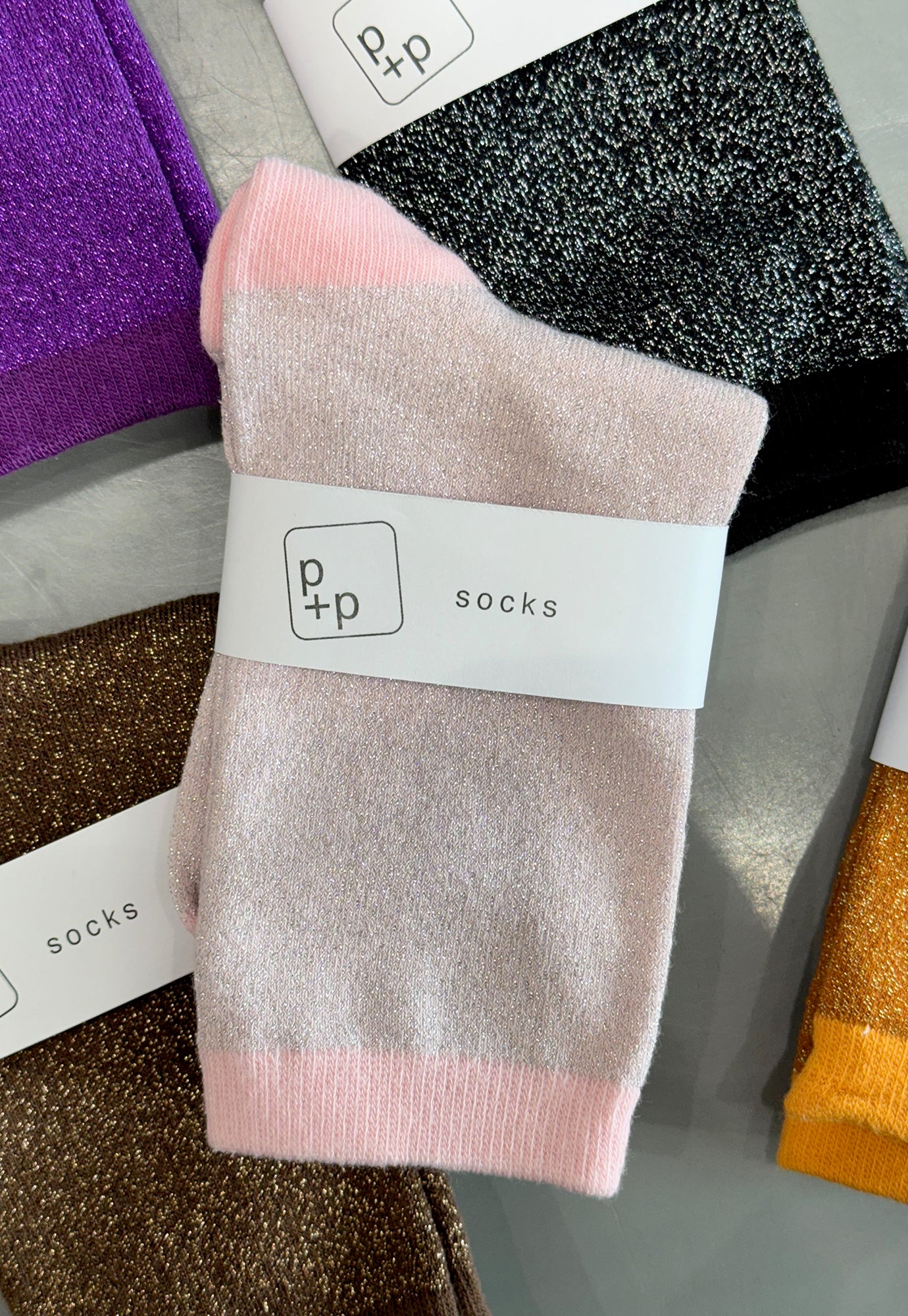 p+p - sparkle socks