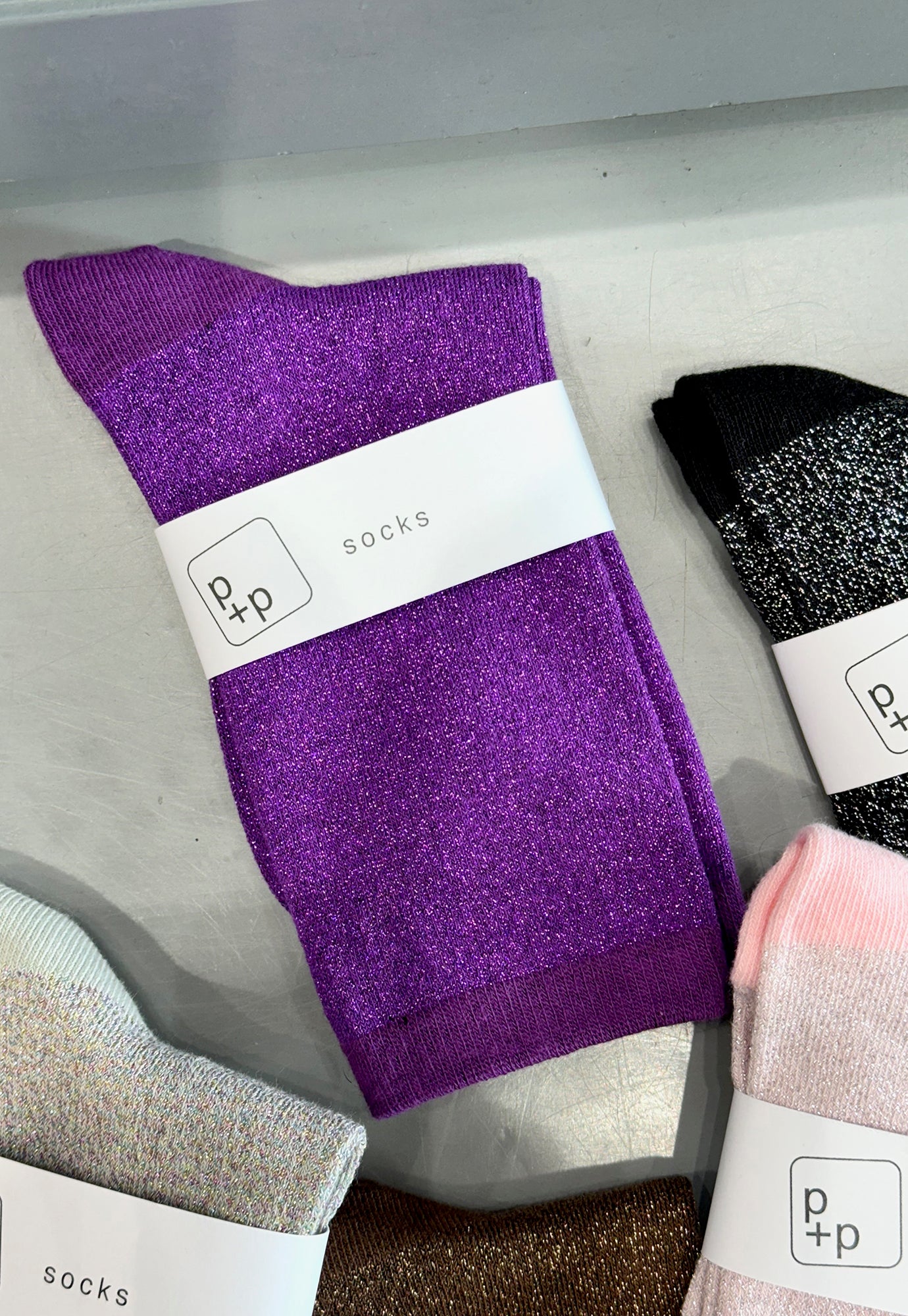 p+p - sparkle socks