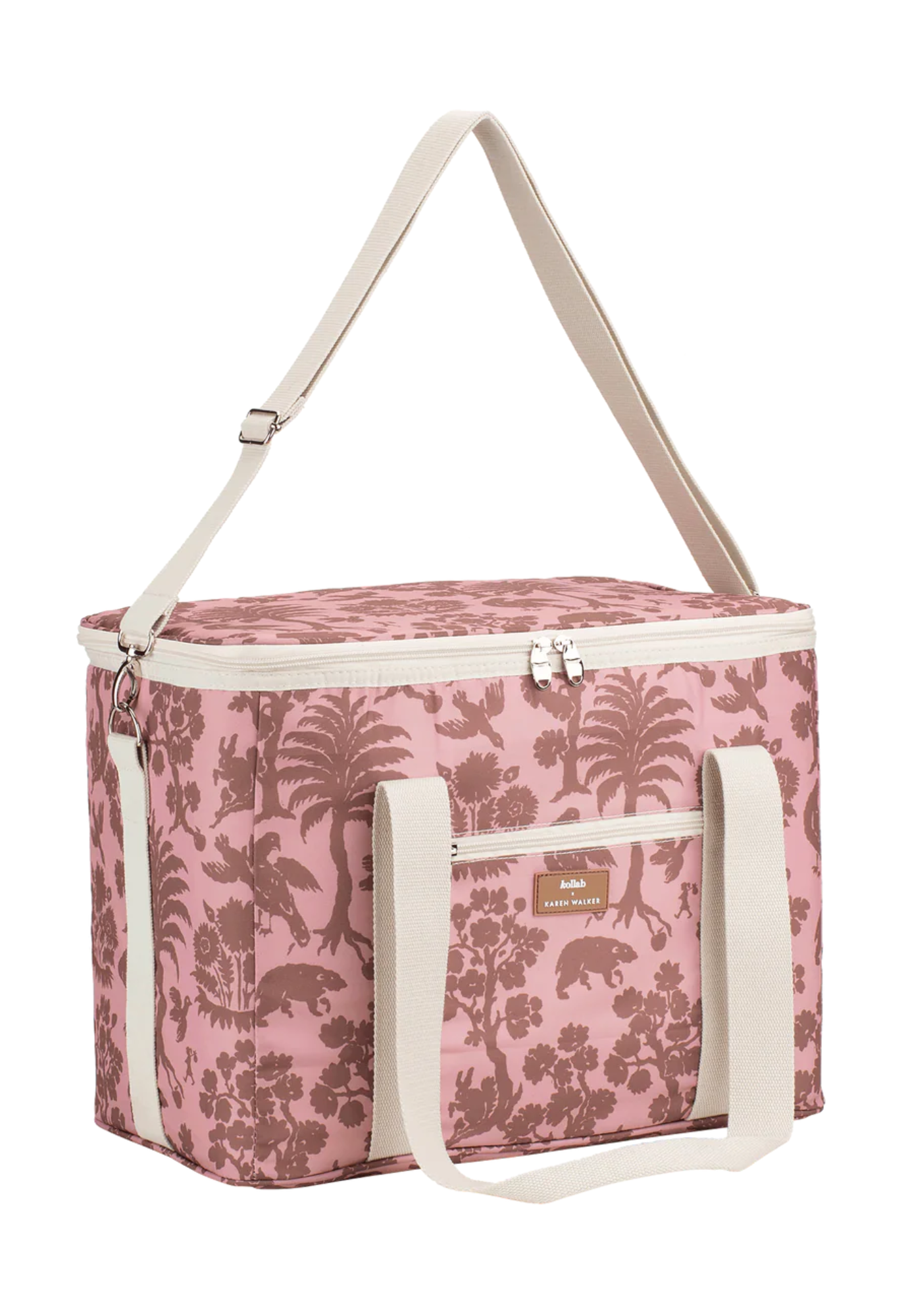 kollab x karen walker - picnic bag - animal kingdom