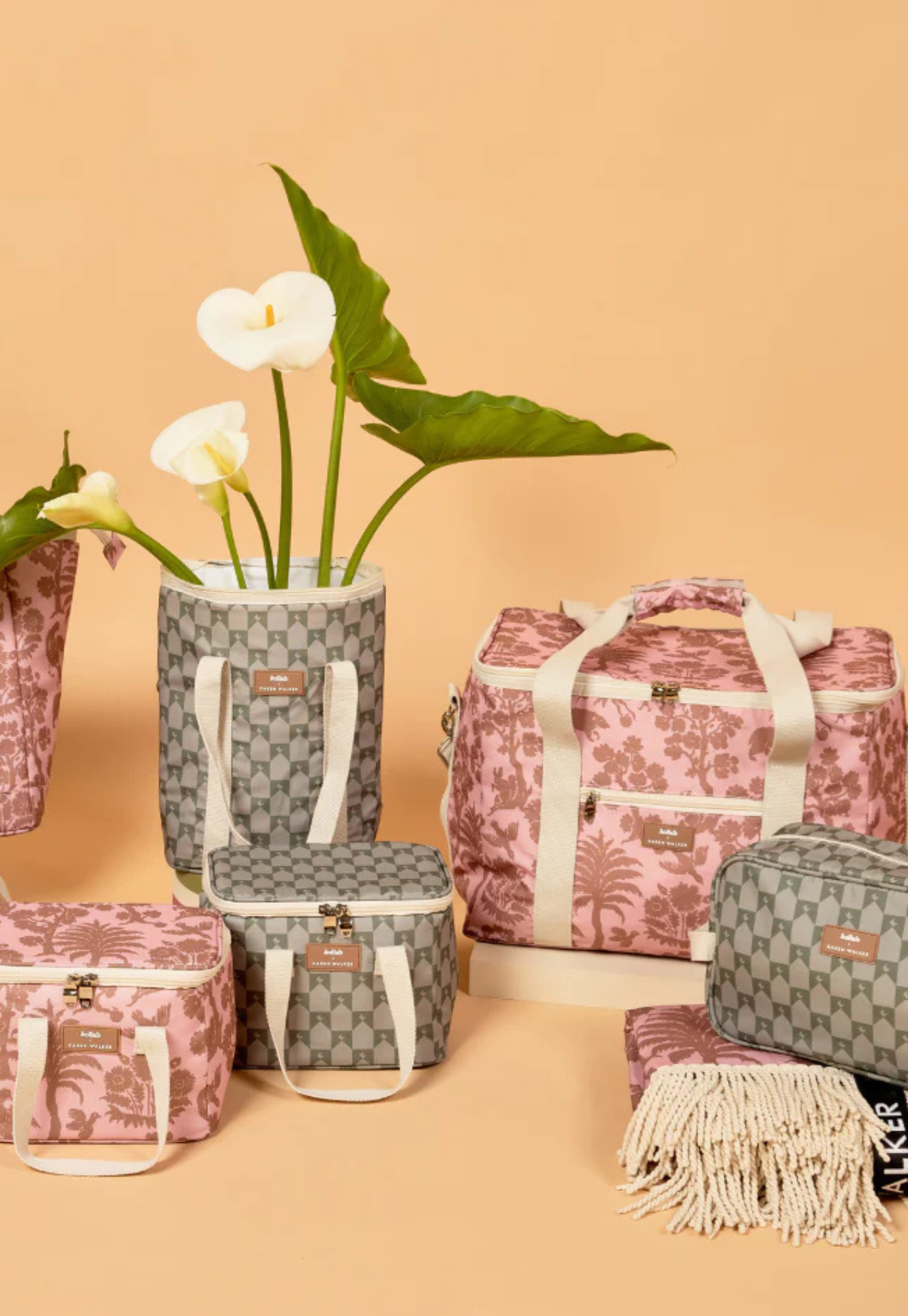 kollab x karen walker - picnic bag - animal kingdom